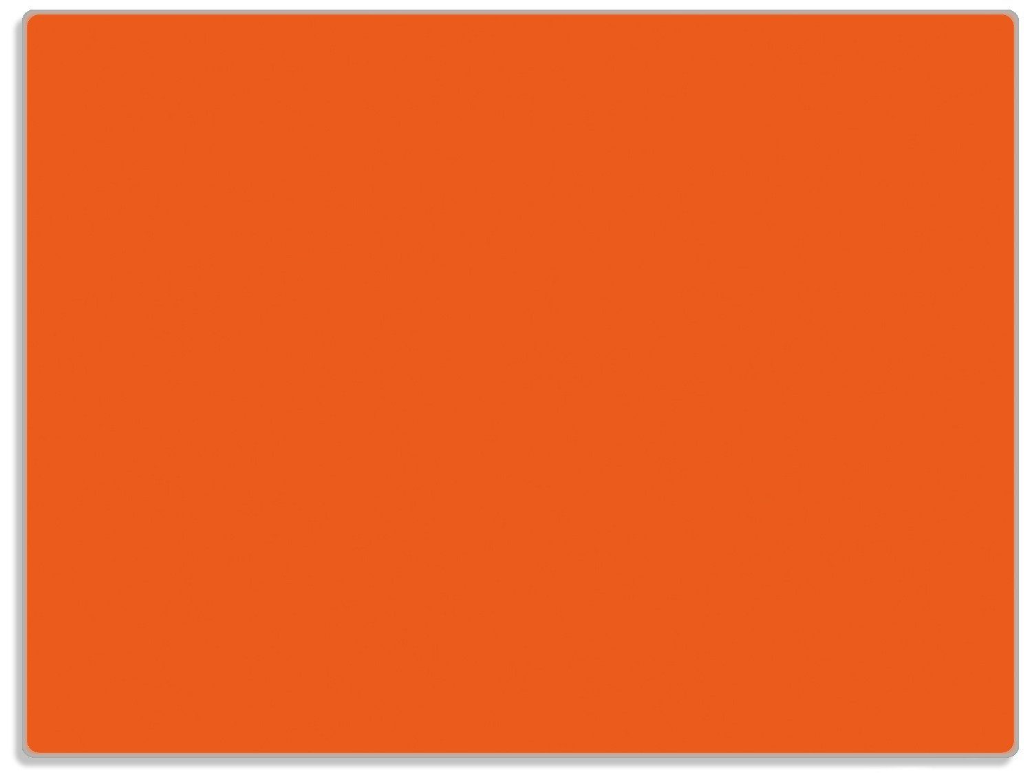 Wallario Schneidebrett Orange, ESG-Sicherheitsglas, (inkl. rutschfester Gummifüße 4mm, 1-St), 30x40cm | Schneidebretter