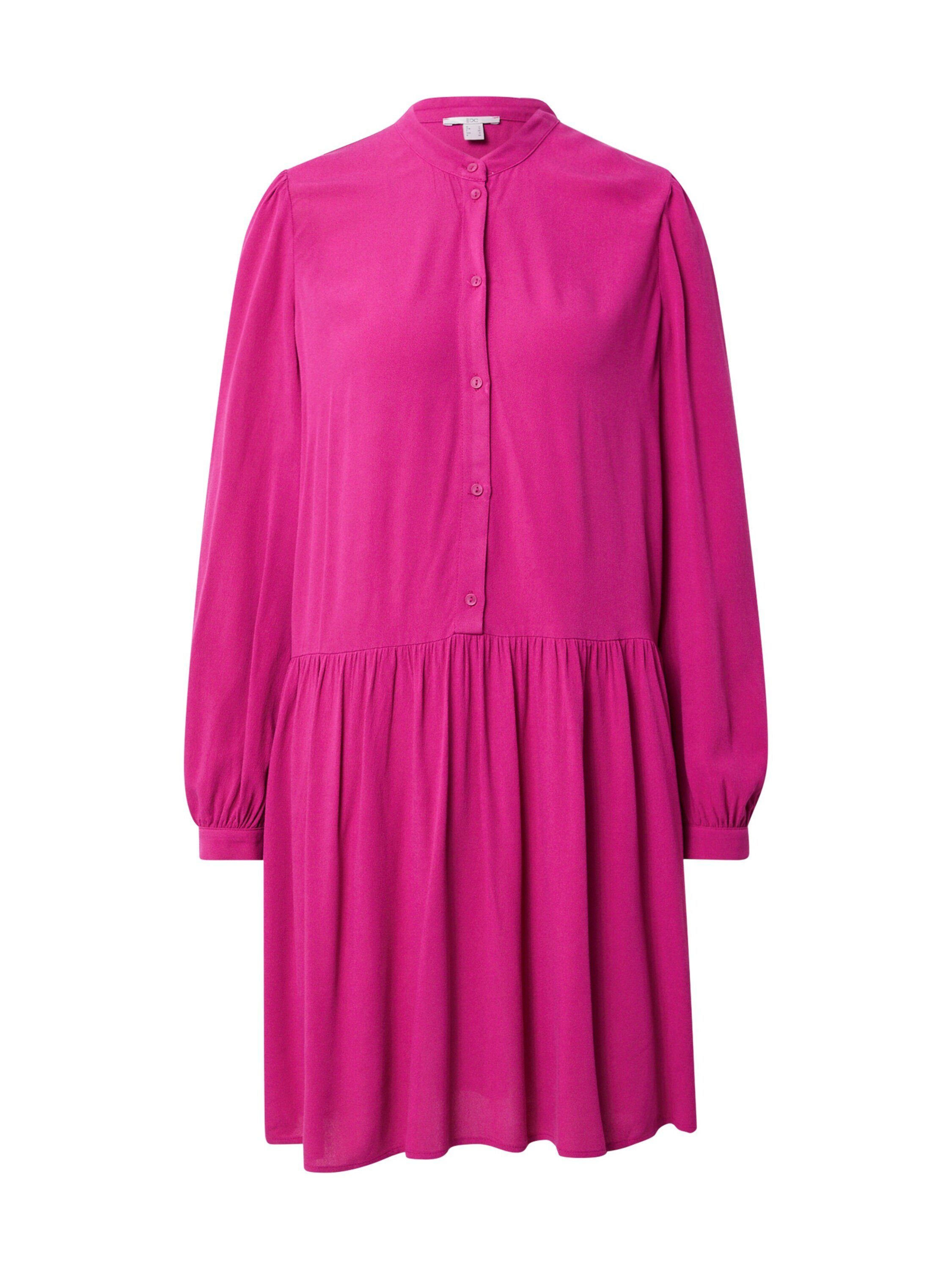 Esprit Blusenkleid (1-tlg) Drapiert/gerafft pink fuchsia | Kleider
