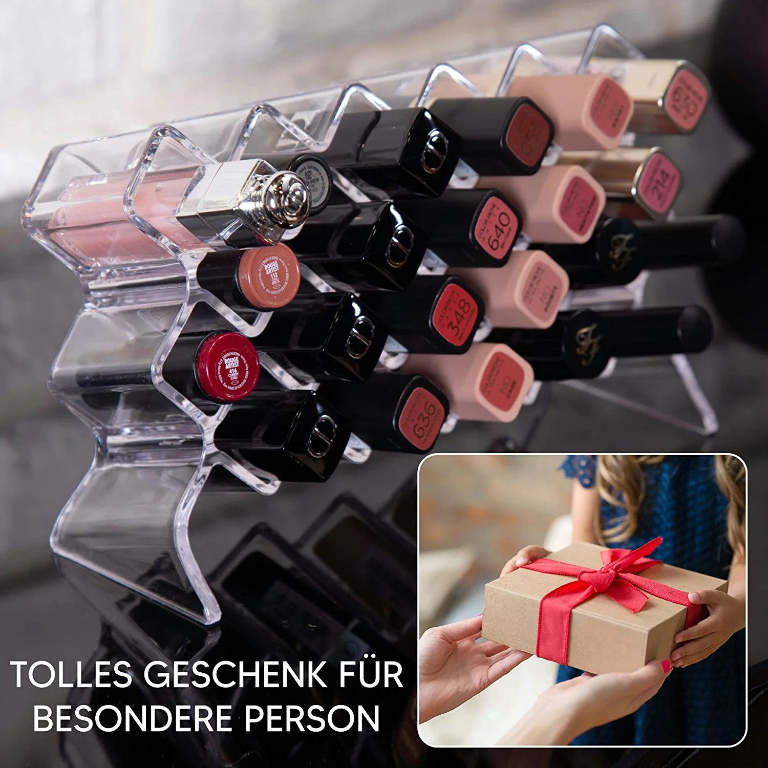 BOXUP Make-Up Organizer Salarot Lippenstift Organizer Acryl Aufbewahrung Sc günstig online kaufen