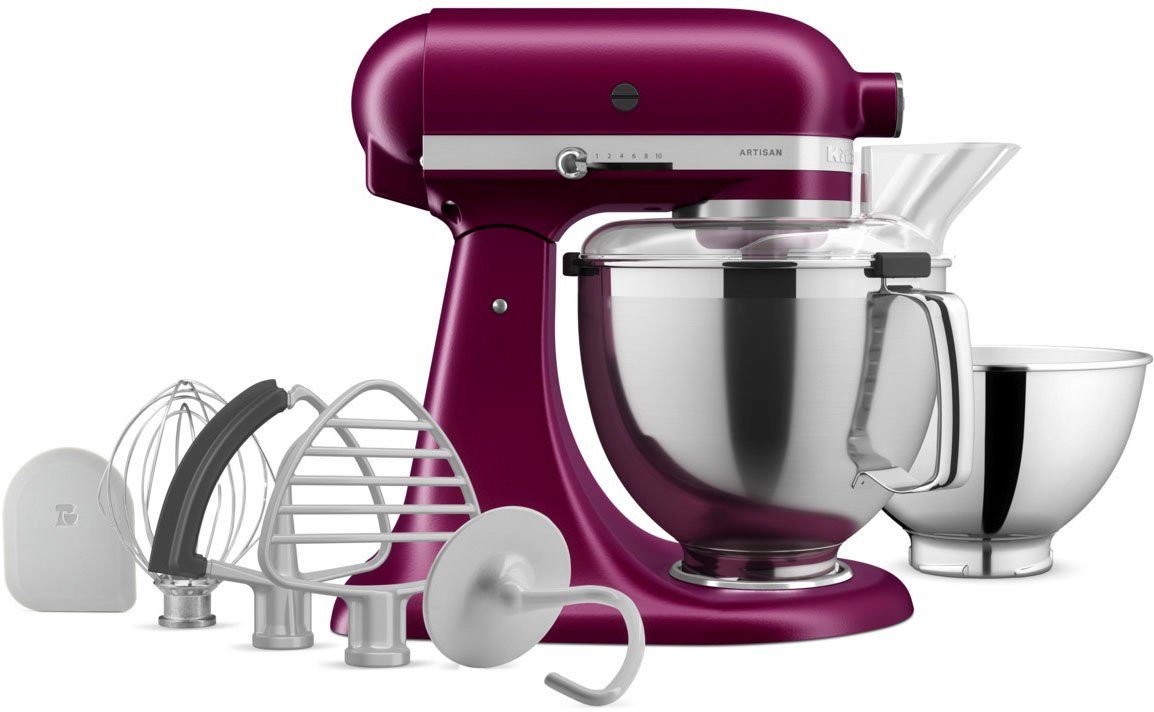 KitchenAid Küchenmaschine KitchenAid 4,8 L 5KSM195PSEBE Artisan Küchenmaschine Rote Beete, Eine