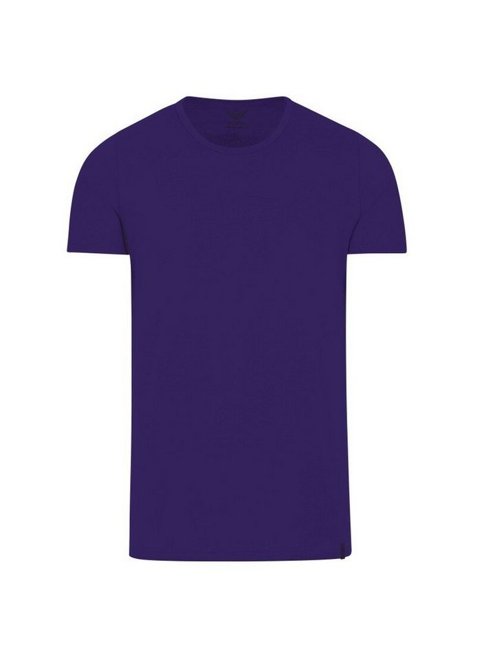 Ringgarn Baumwolle/Elastan, TRIGEMA T-Shirt % Elastan 95 Trigema supergekämmt, T-Shirt 5 Baumwolle, % aus