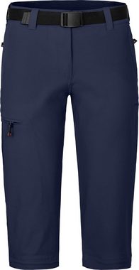 Bergson Zip-off-Hose YORK Zipp-Off Damen Wanderhose, vielseitig, pflegeleicht, Langgrößen, peacoat blau