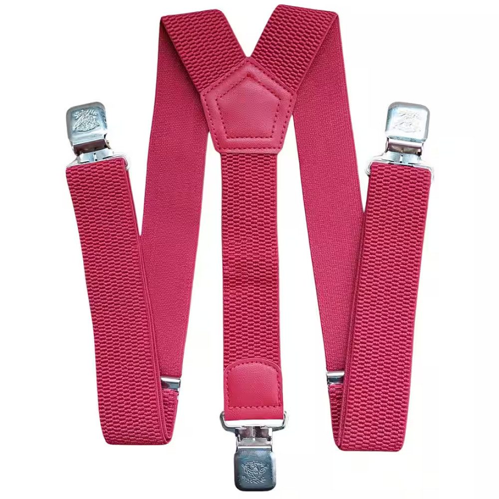 Ware aus aller Welt Hosenträger rot starke Y Hosenträger 40 mm breit mit st günstig online kaufen