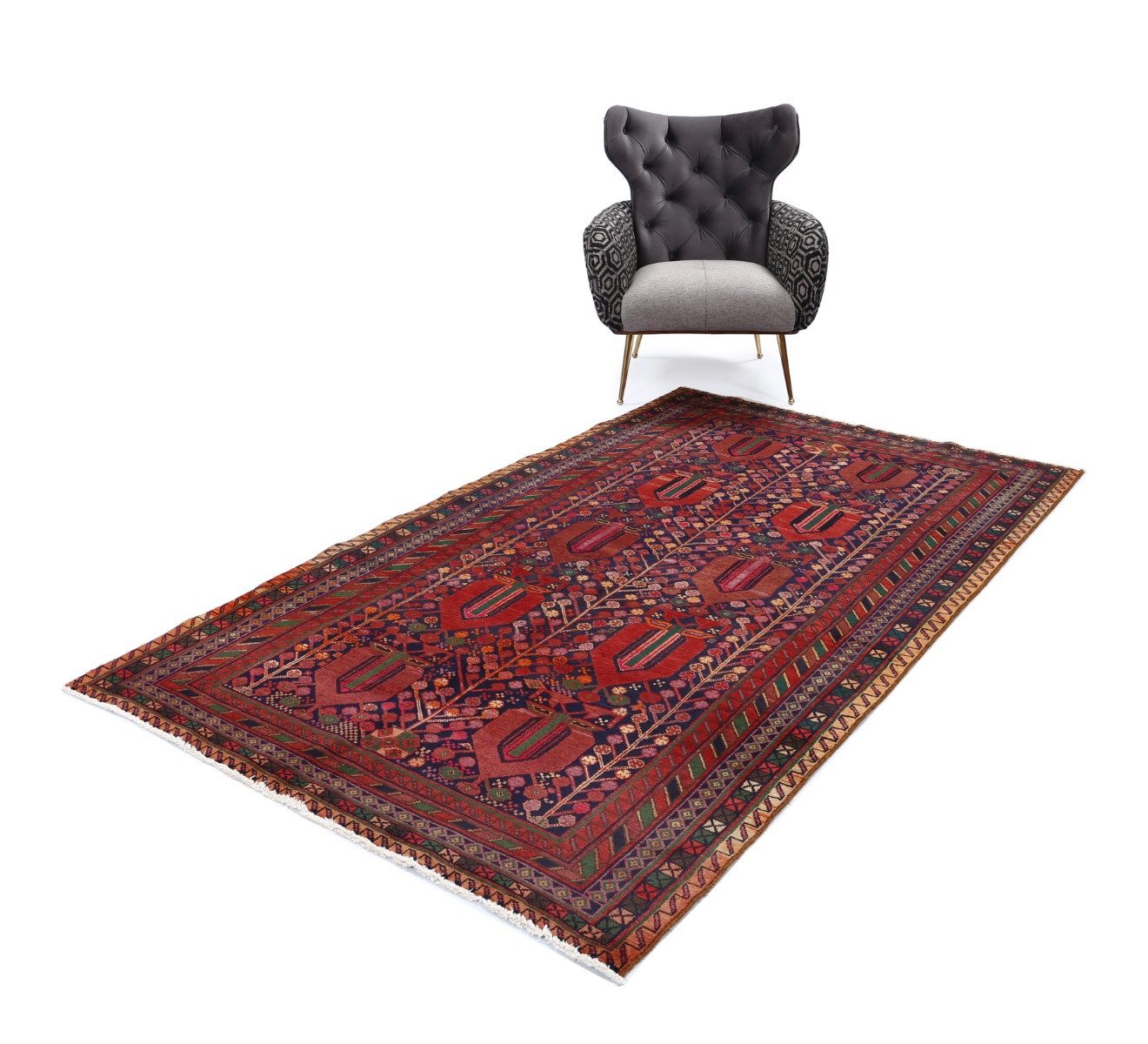 Carpet Avenue Teppich Afshar 241x142, Rechteck, Höhe: 8 mm