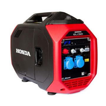 Honda Stromgenerator Honda EU 32i Inverter Stromerzeuger 2x Schuko, 0 in kW, (Set, Stromerzeuger Zündkerzenschlüssel Bedienungsanleitung), Geregelter Drei-Wege-Katalysator