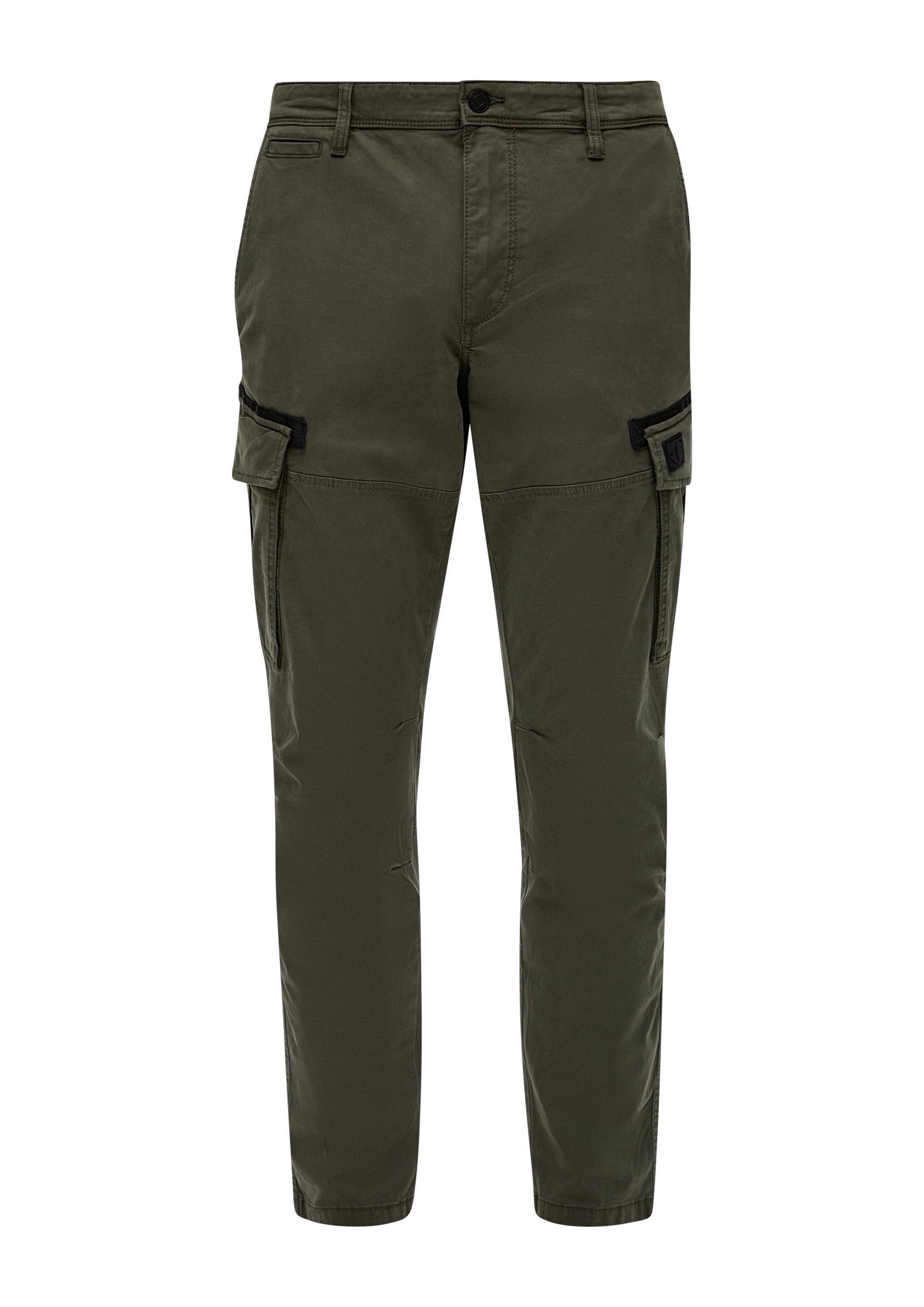 s.Oliver Chinos Hose PHOENIX Cargohose mit Garment Dye und Straight Leg günstig online kaufen