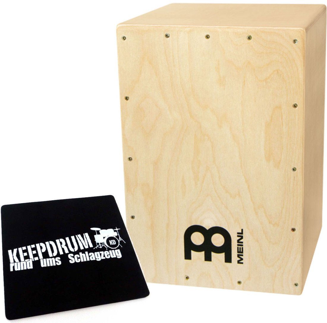 Meinl Percussion Cajon MYO-CAJ Bausatz Natur, mit Sitzpad