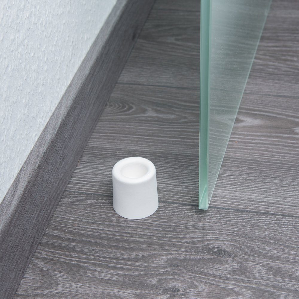 sossai® Türstopper Bodenstopper / Wandstopper NTS1 - ANKE 3 (1 St), Farbe: Weiß