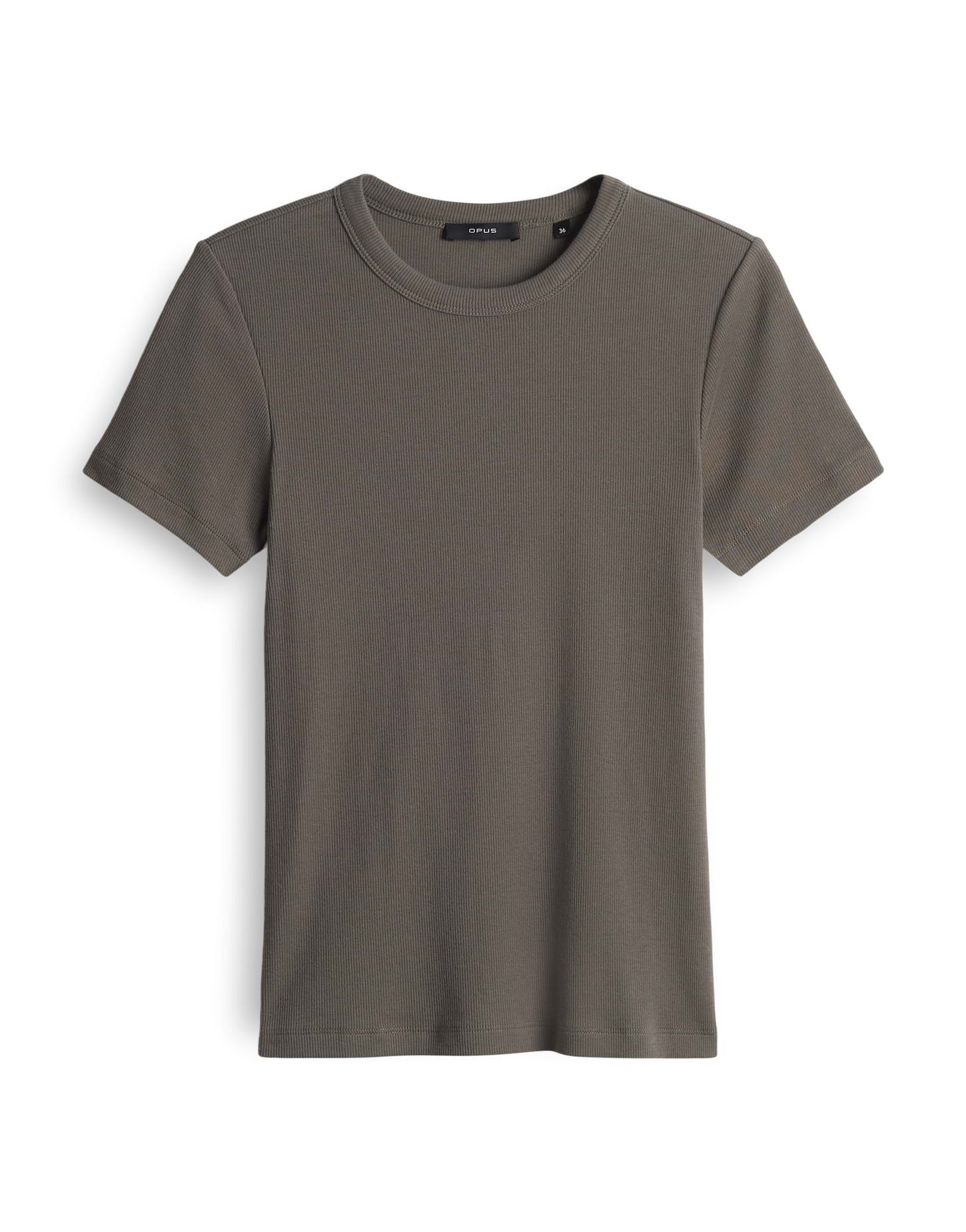 OPUS T-Shirt SAMUNA Feines Rippshirt Slim aus BCI Cotton Mix günstig online kaufen