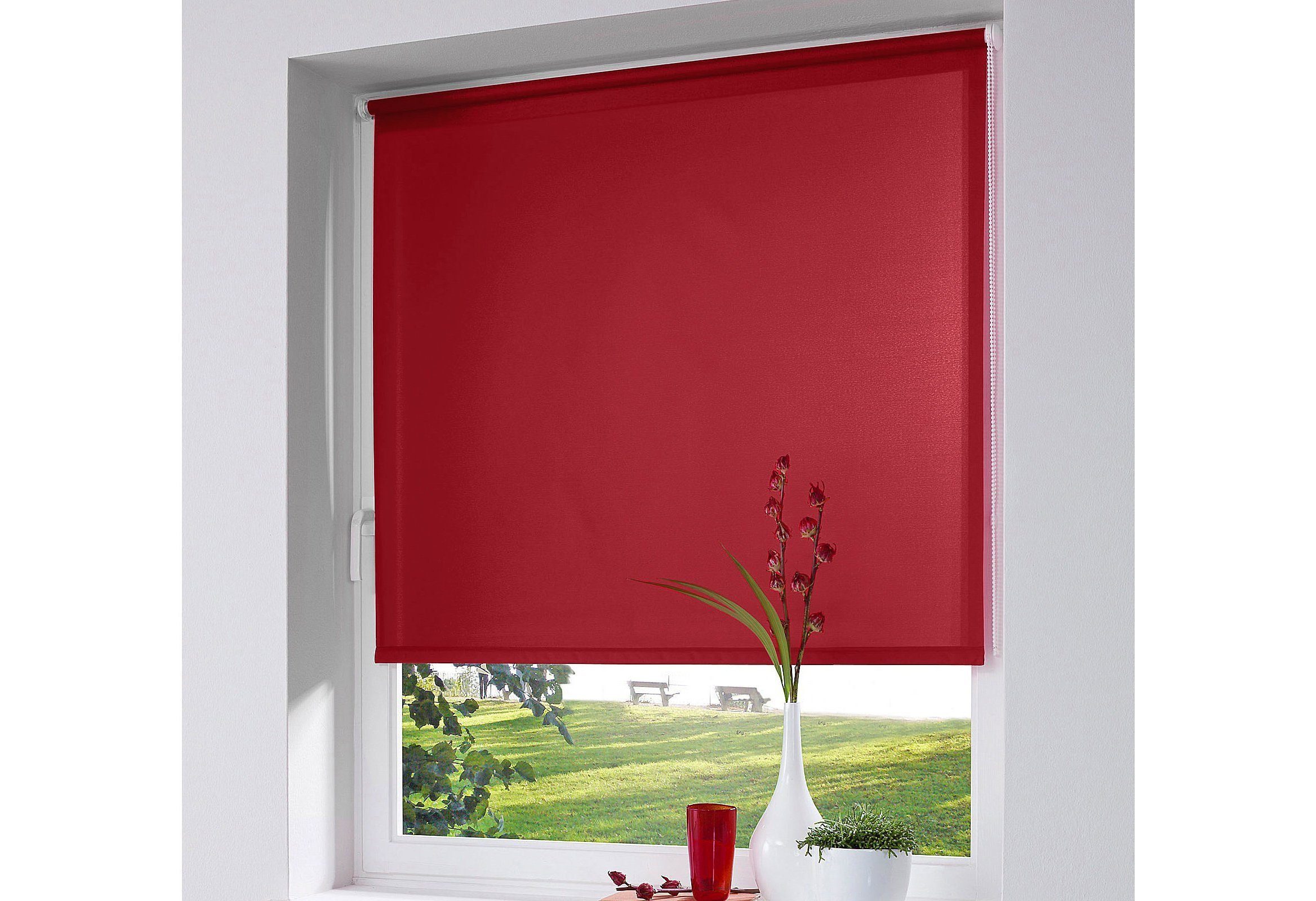 Seitenzugrollo Thermo Klemmfix-Rollo, K-HOME, verdunkelnd, ohne Bohren, Kle günstig online kaufen