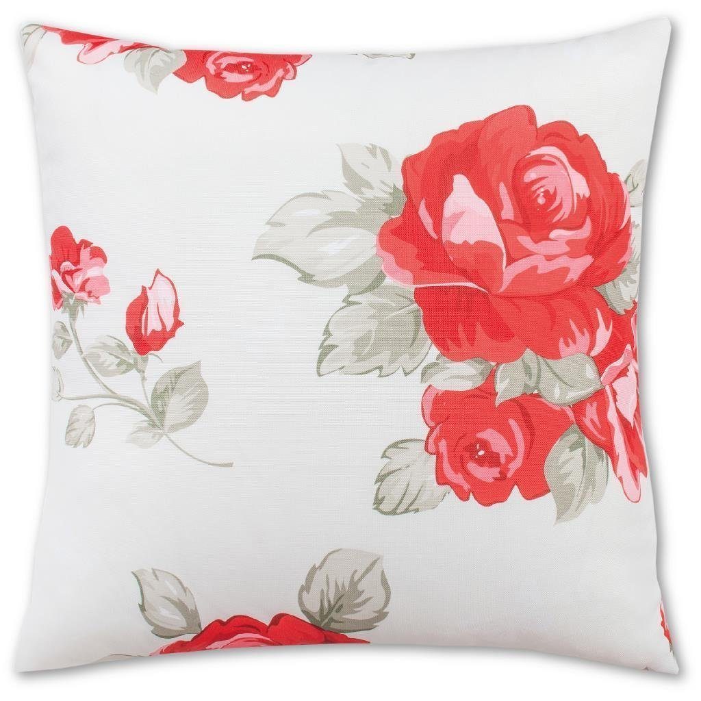 Arsvita Kissenbezüge Dekokissen mit Rosenmotiv, Kissenbezug günstig online kaufen