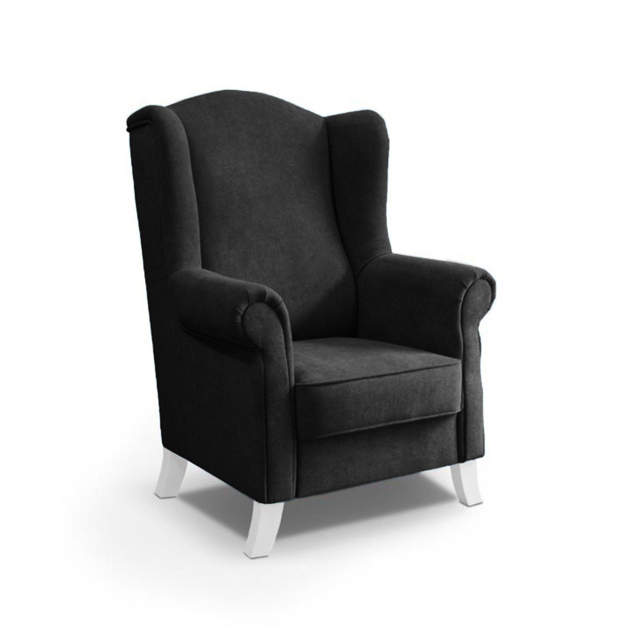 Beautysofa Ohrensessel Sessel Wohnzimmersessel Fernsehsessel LEONARDO günstig online kaufen