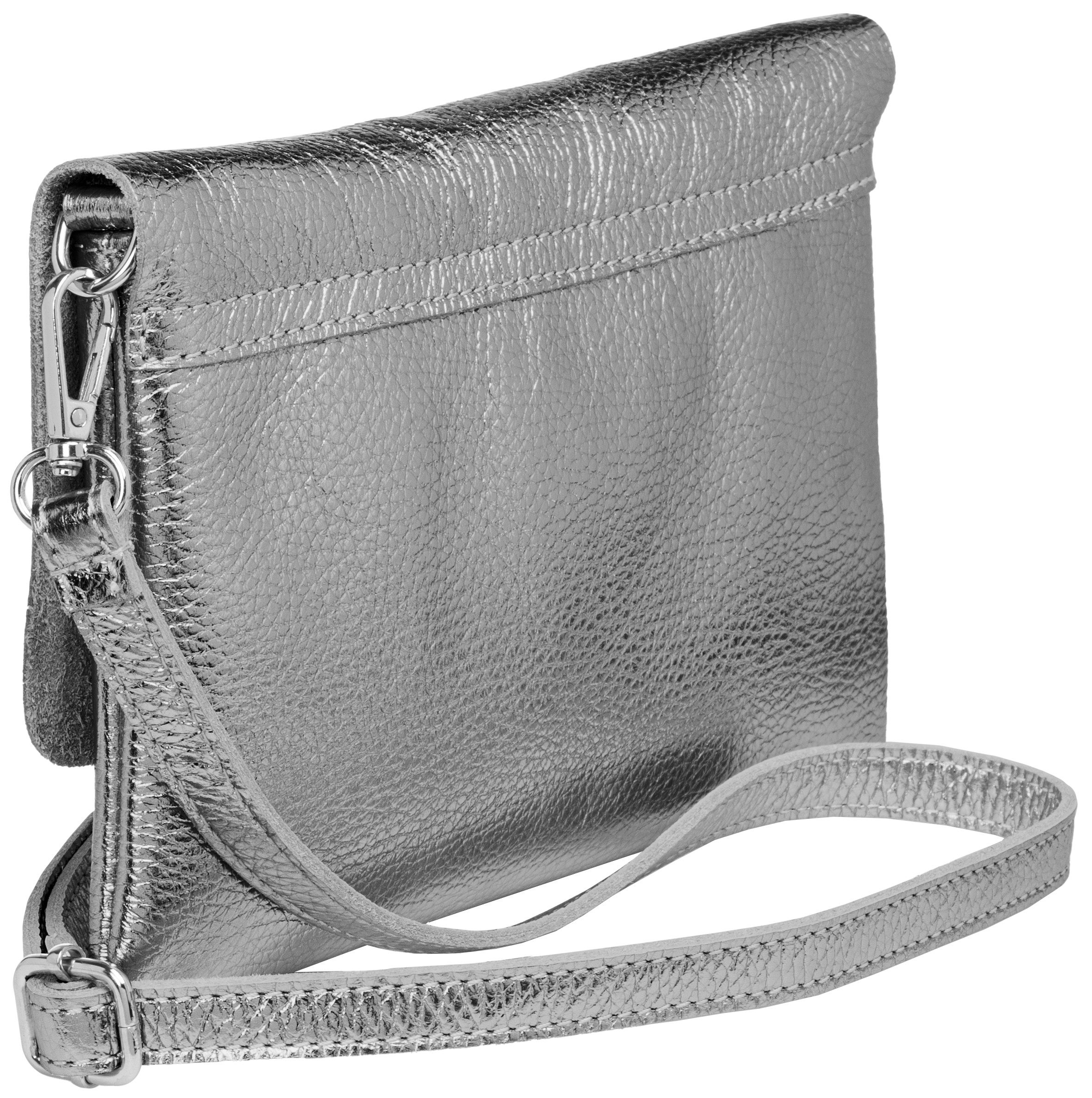 Caspar Clutch Abendtasche Damen Leder Handtasche - CLASSIC LINE - Modell No.835, leicht, elegant & unempfindlich - 100% Echtleder - Handmade in Italy – Bild 3 von 5