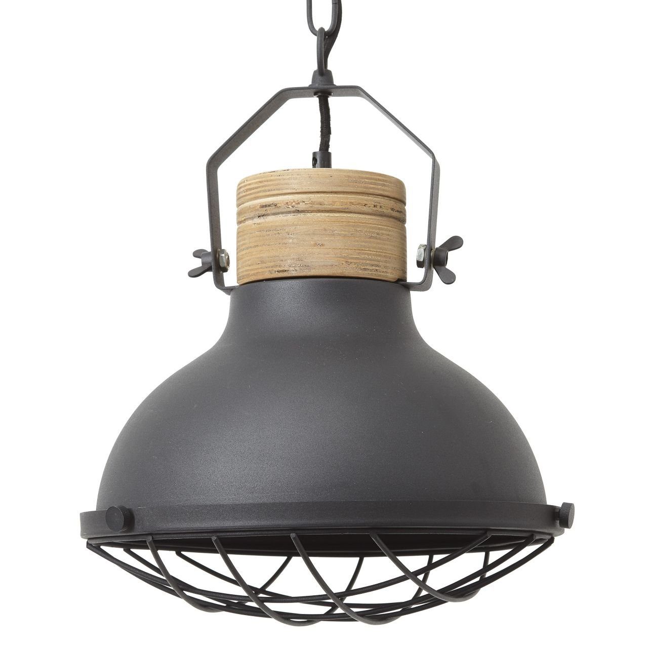 Brilliant Pendelleuchte Emma, E27, Pendelleuchte 33cm 40W, A60, schwarz korund Lampe Emma 1x g.f