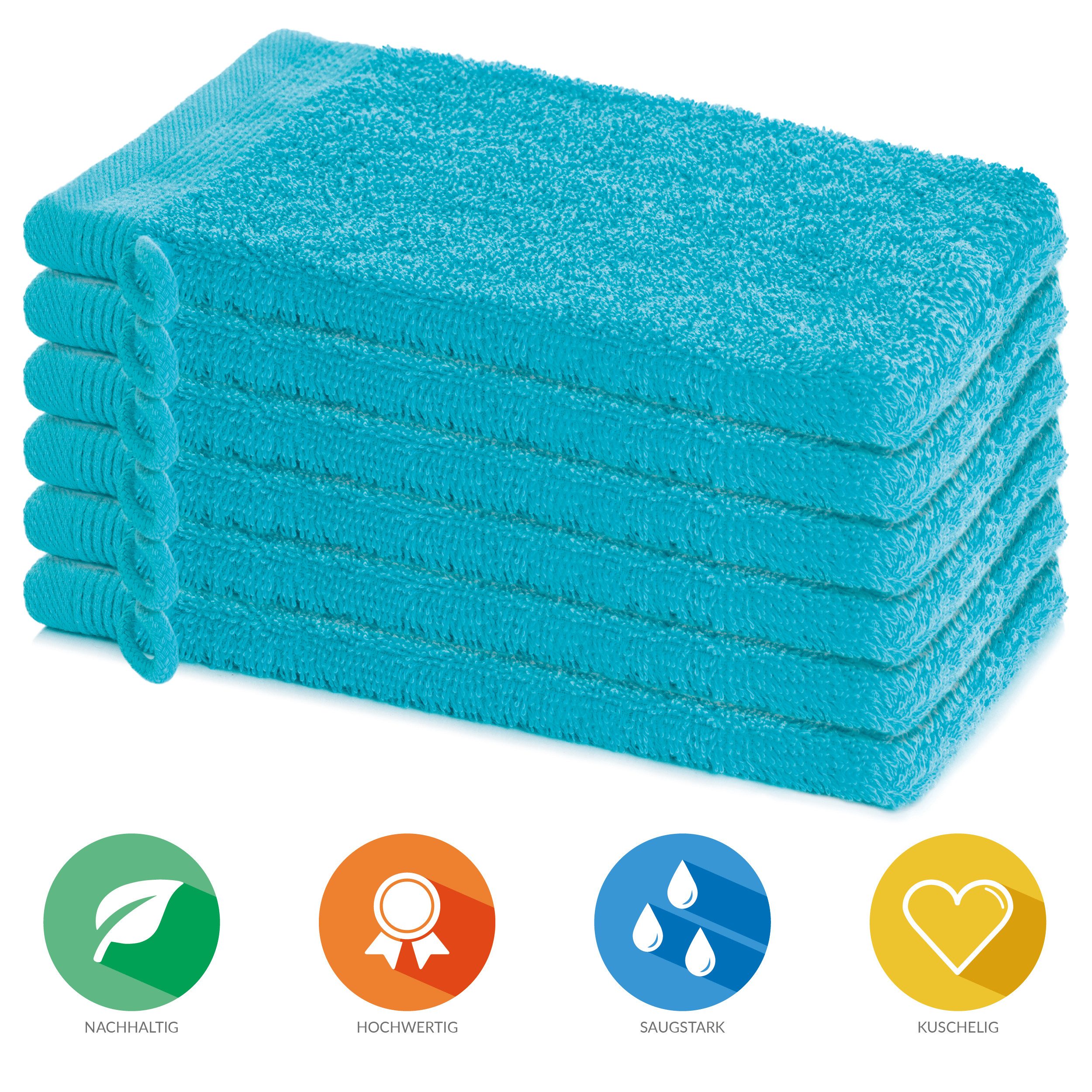 Lavea Waschhandschuh Bali Waschlappen 16x22 cm, Waschhandschuhe, kleine Han günstig online kaufen