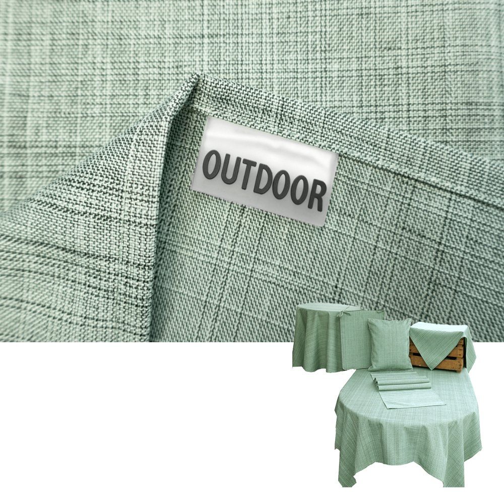 Tischdecke SAIAON Outdoor Mint 90x90 Tischdecke günstig online kaufen