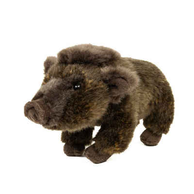 Teddys Rothenburg Kuscheltier Wildschwein braun 20 cm (Plüschwildschwein, Plüschtiere, Wildschwein, Stoffwildschwein)