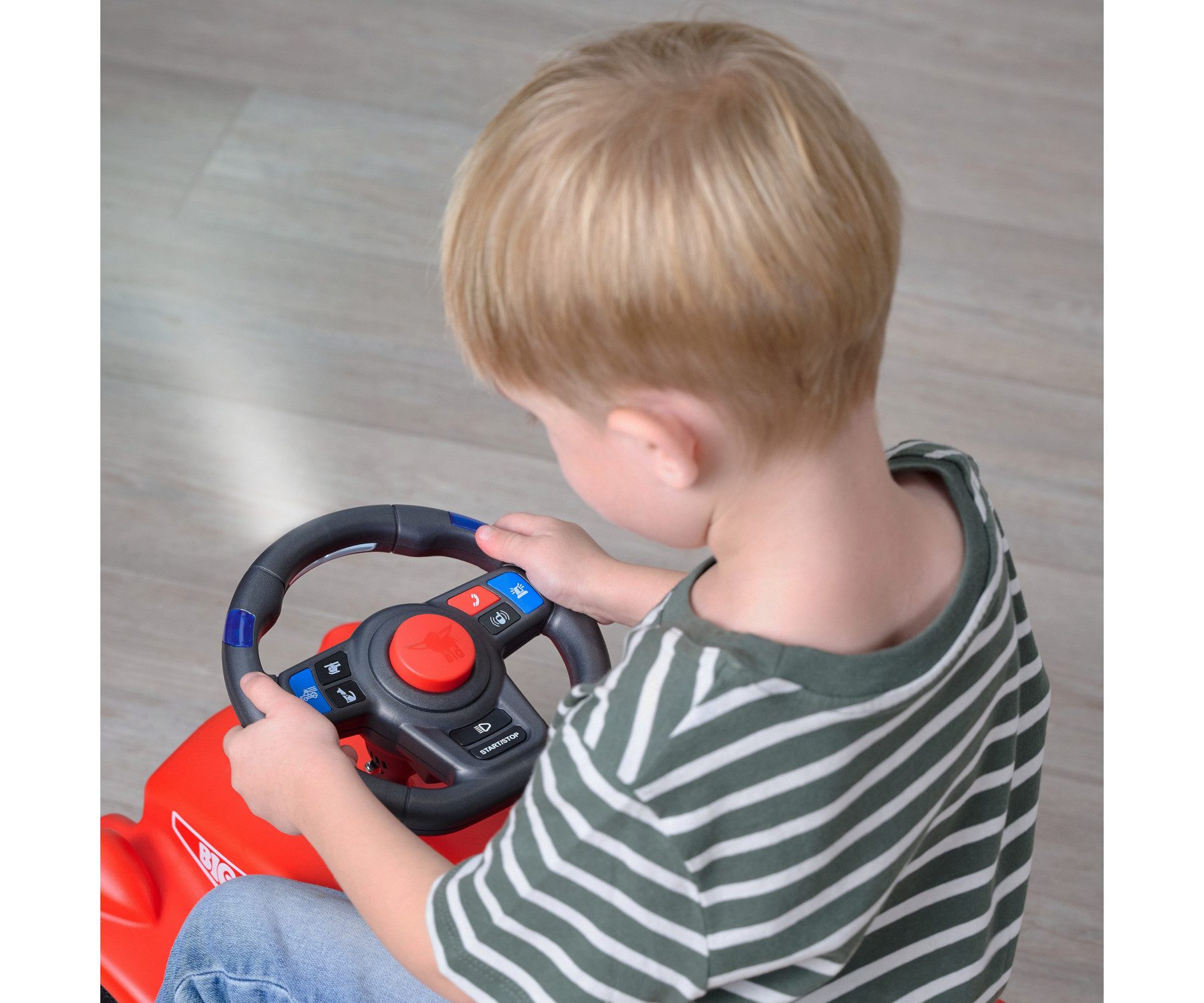 BIG Spielfahrzeug-Lenkrad BIG SOS Sound Lenkrad, mit Sound; Zubehör für Bobby Car