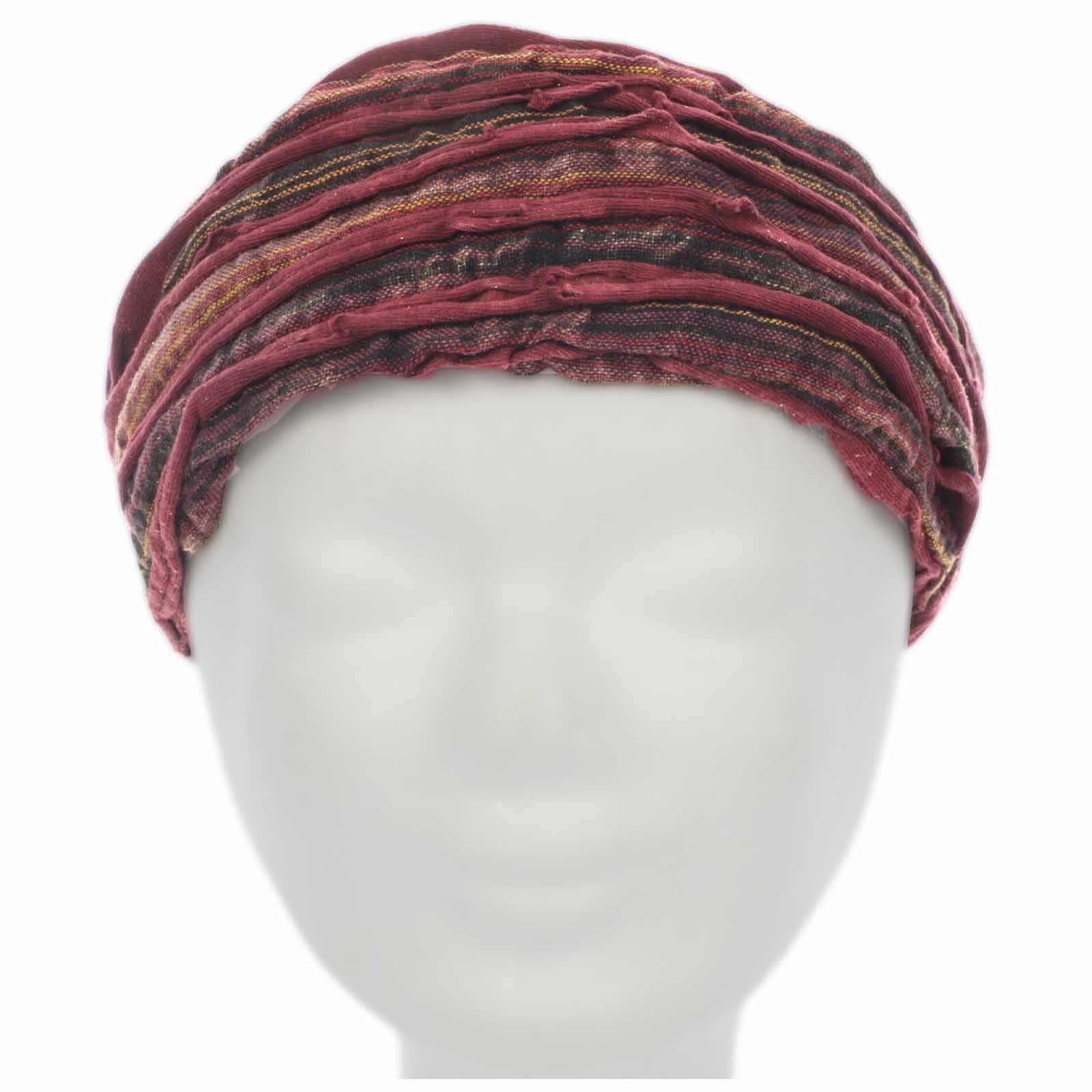 KUNST UND MAGIE Stirnband Unisex Hippie Stonewashed Batik Kopfband Stirnband Yoga Bandana Fair
