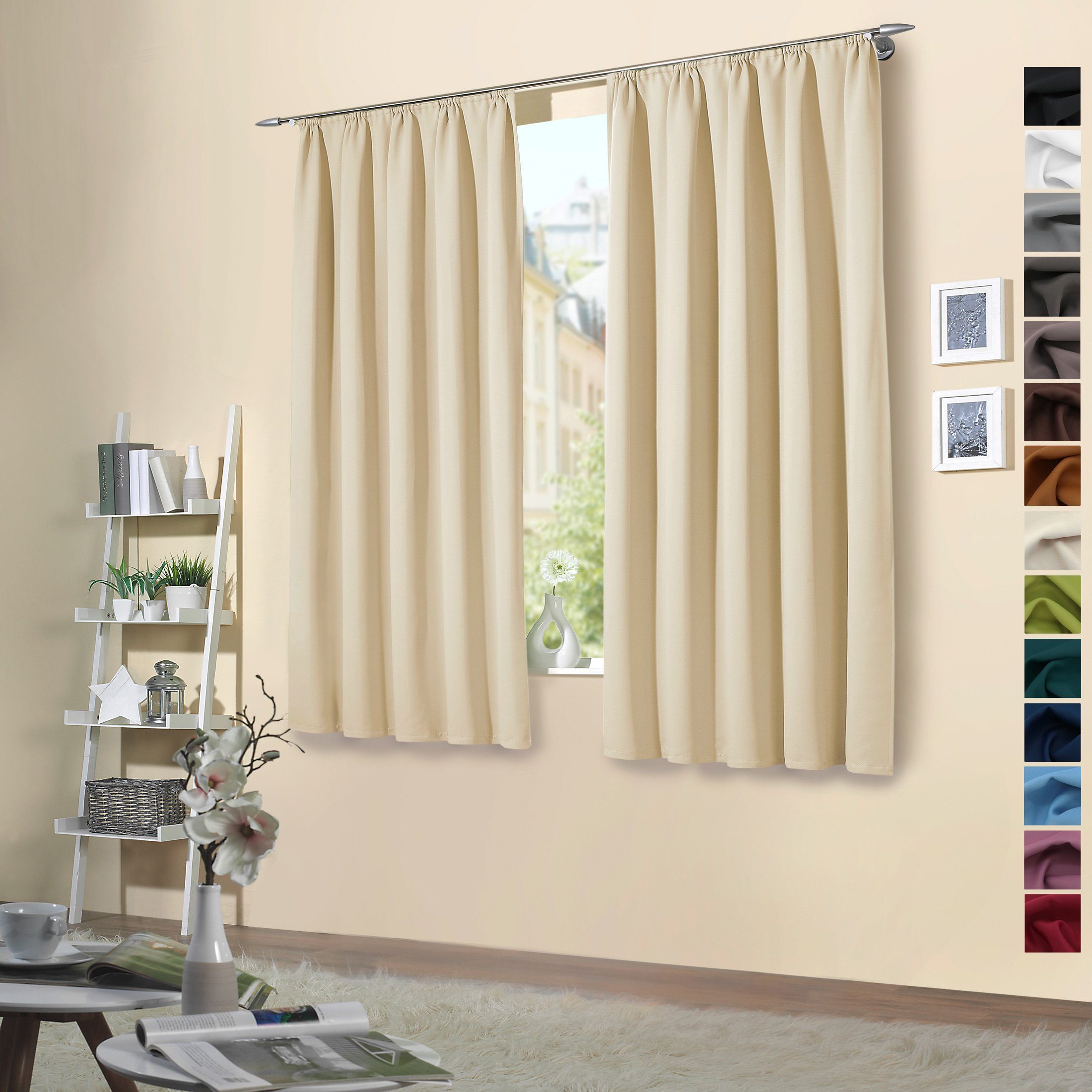 heimtexland Verdunkelungsvorhang Verdunklungsgardinen Thermo Vorhänge blick günstig online kaufen