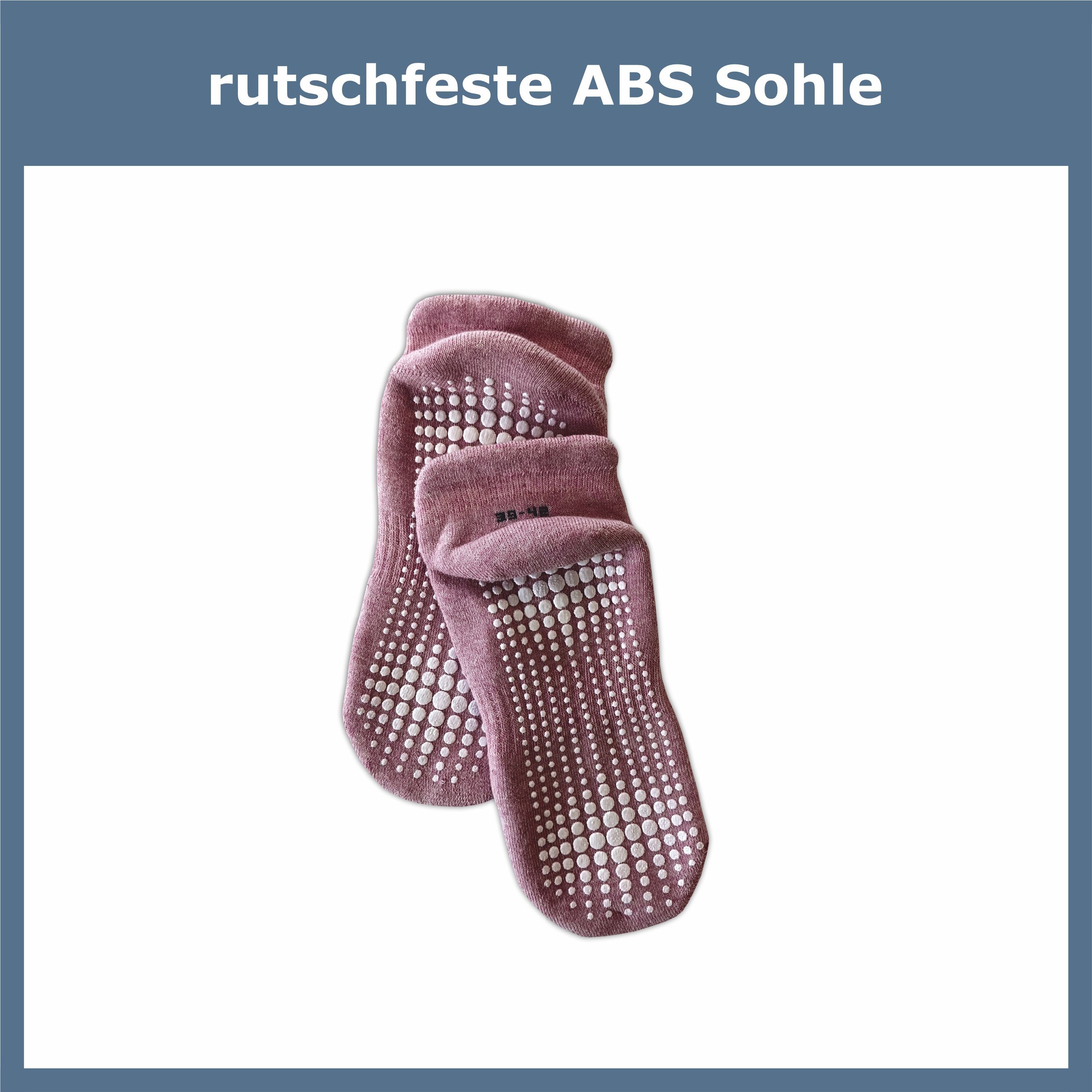 (3 - Yoga - - hohem auf sicherer - & Halt Socken 1 GAWILO Böden mit glatten ABS-Socken rutschfest für Pilates farbig Damen Baumwollanteil Paar)