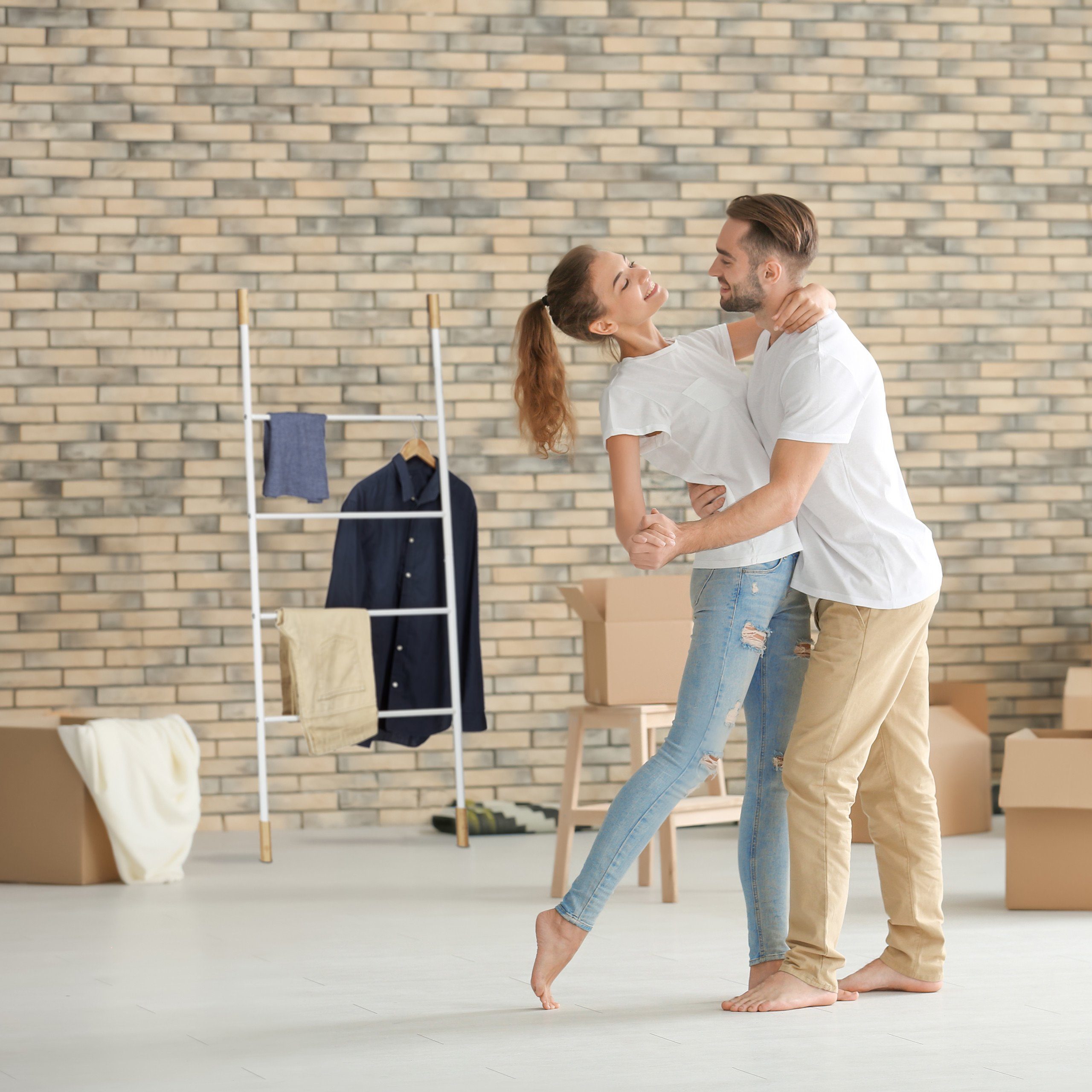 relaxdays Handtuchleiter weiß günstig online kaufen