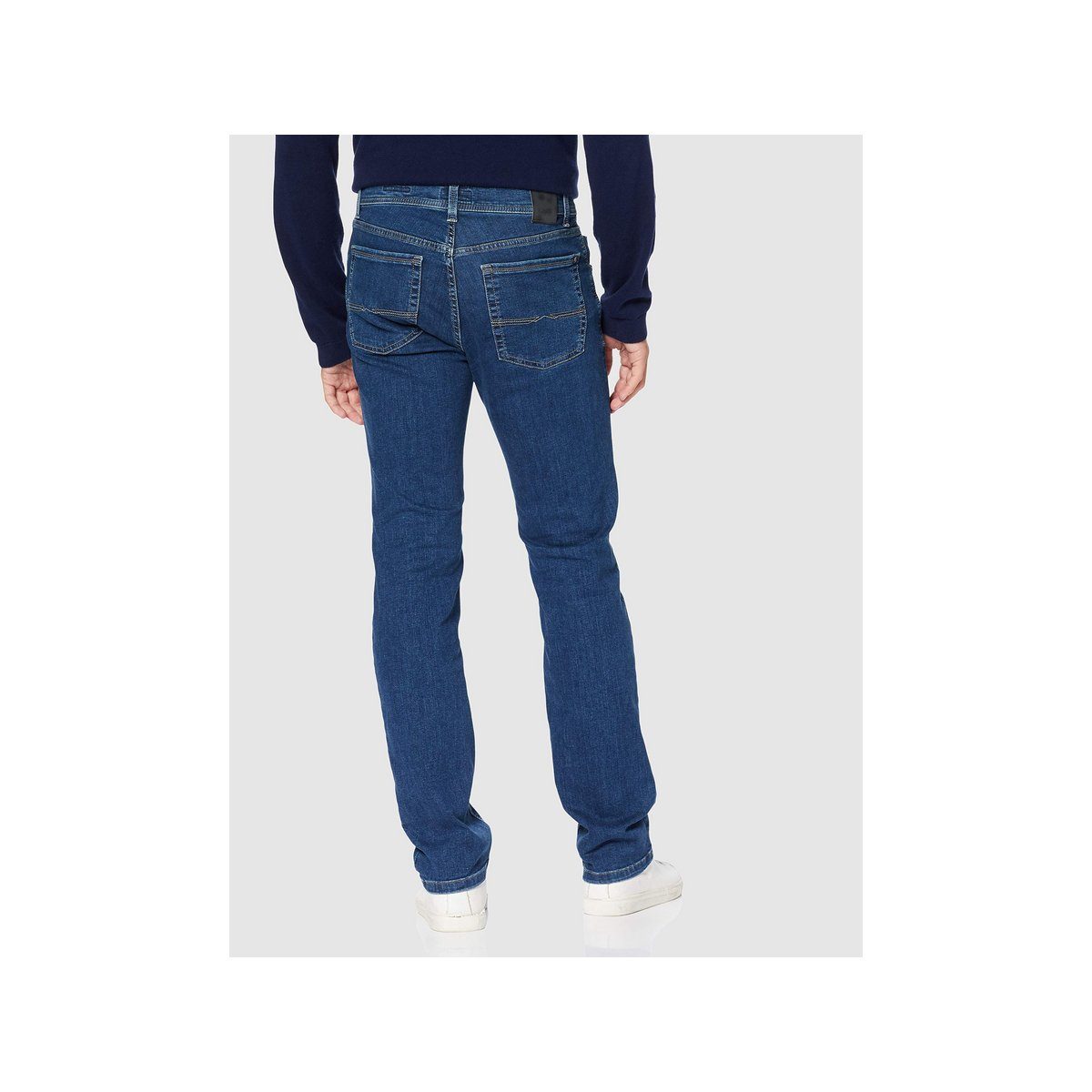 Authentic (1-tlg) Jeans grau Pioneer Straight-Jeans regular