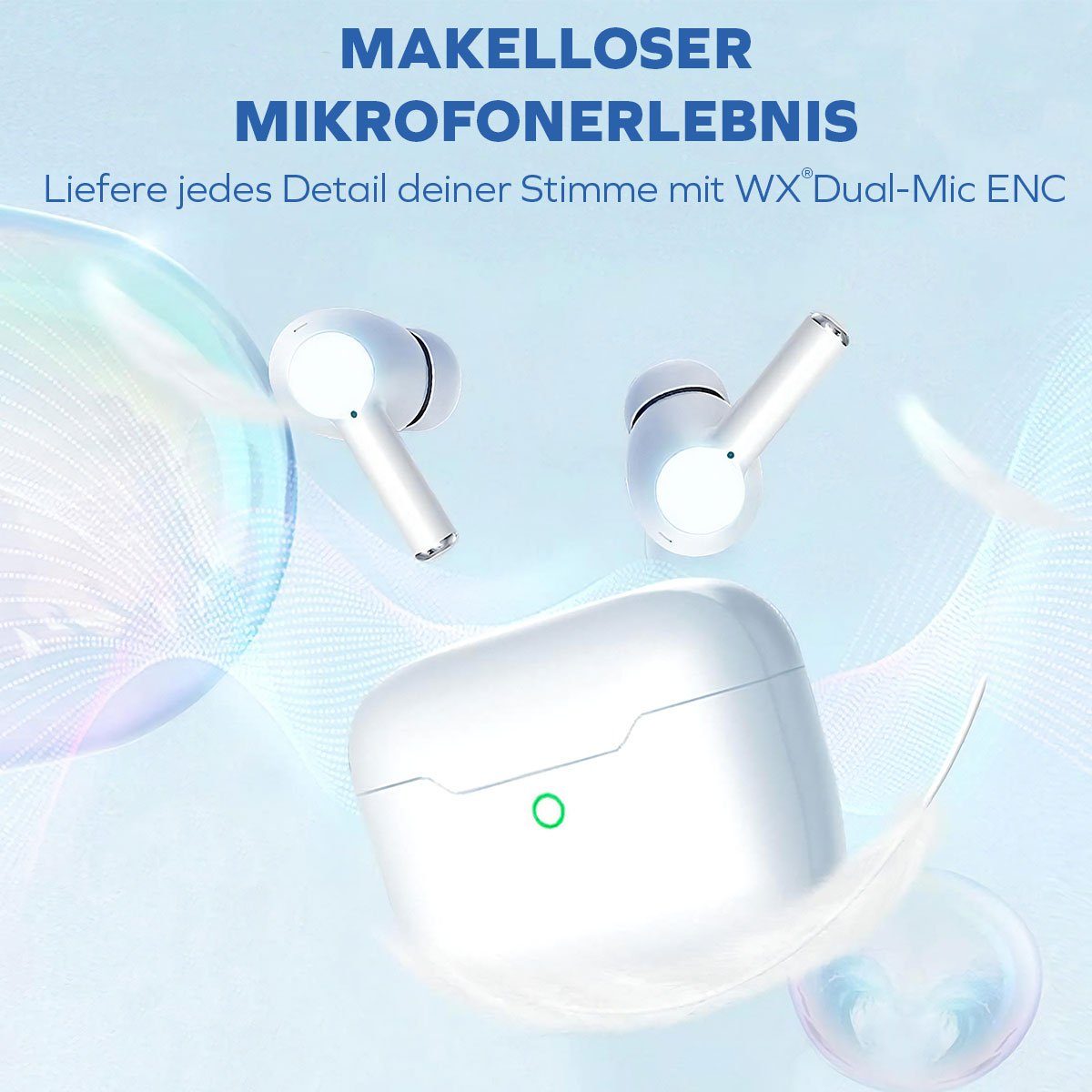 Touch ENC Premium Special HD 4 IPX5 Wireless, Wasserdicht, Control) 5.3, in (True Mikrofon Bluetooth Stereoklang, In-Ear-Kopfhörer Ear, Kopfhörer Bluetooth Pro Edition Woyax
