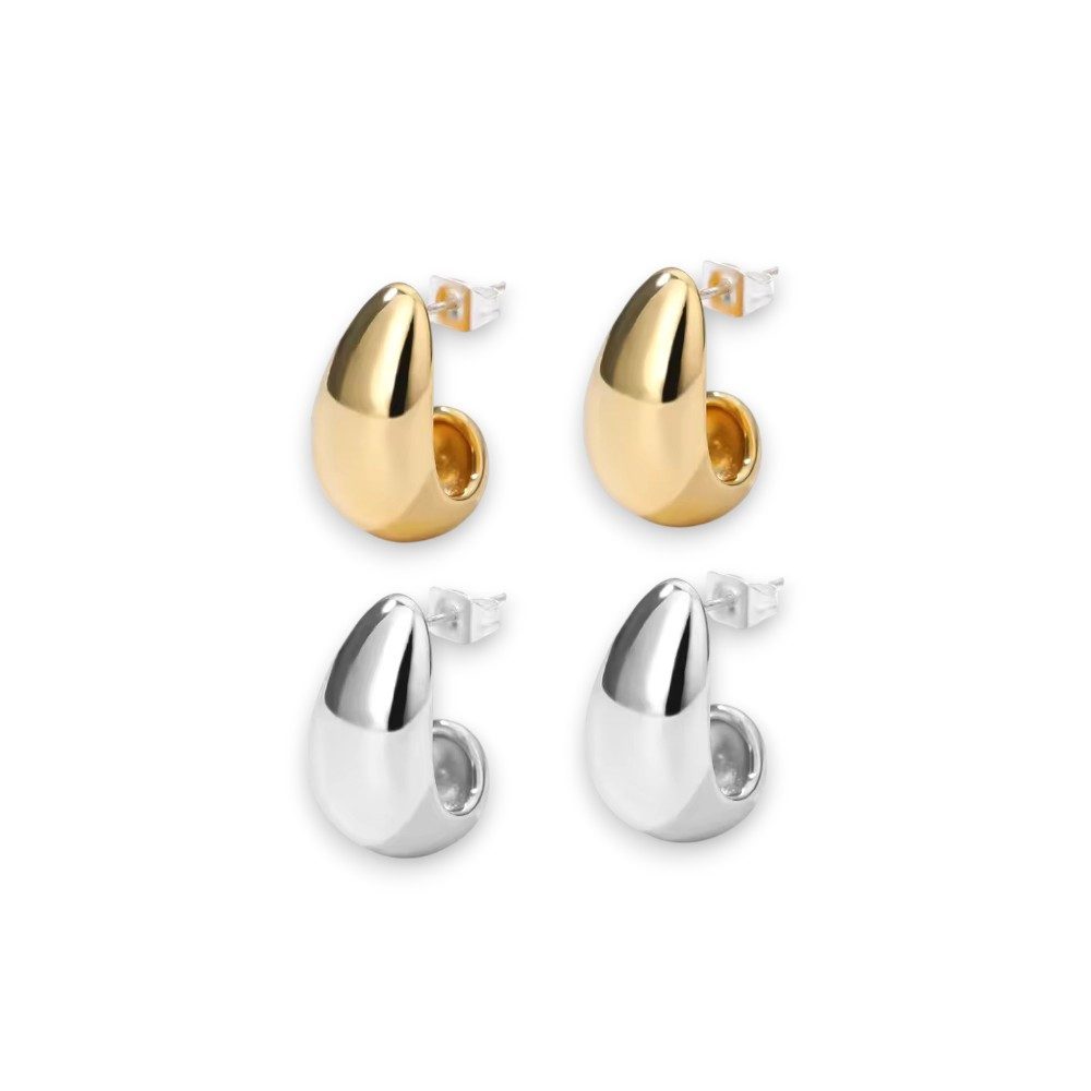 SHELAGO Paar Ohrstecker - Tropfen Ohrringe Damen, Große Ohrstecker, Stateme günstig online kaufen