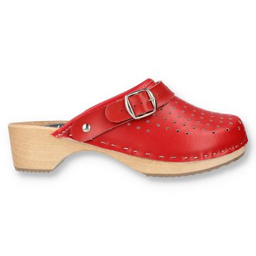 Cloque Apeldoorn mit Echtholzsohle Damen Clog Outdoor & Garten