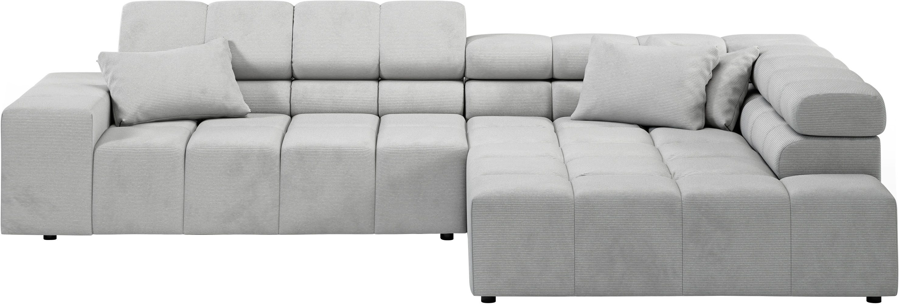 INOSIGN Ecksofa "Ancona incl. Kopfteilverstellung, OTTOs Choice, Breite 319 günstig online kaufen