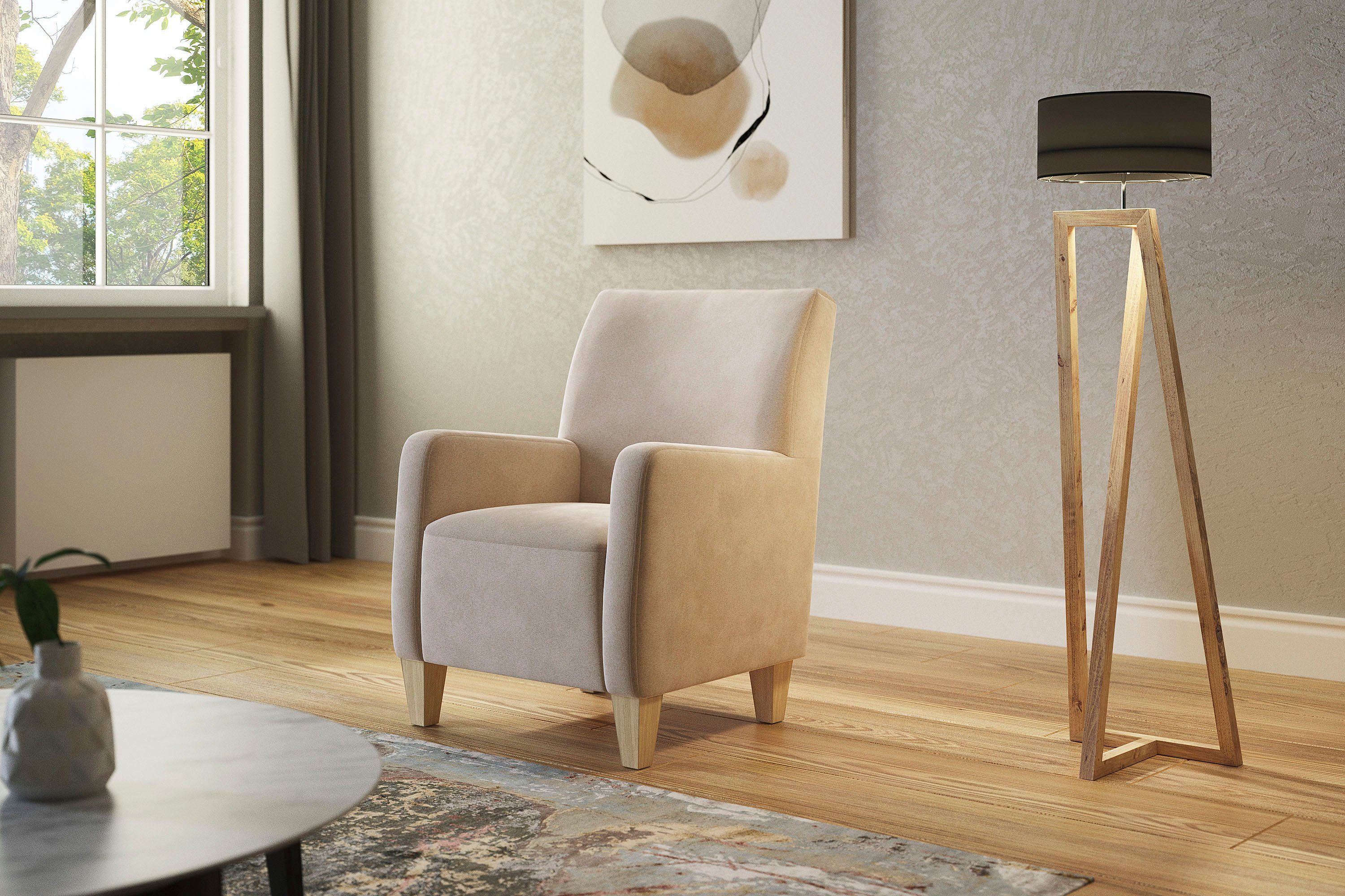 Home affaire Sessel Viva, mit Federkern, günstig online kaufen