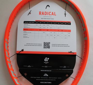 Head Tennisschläger Radical PRO HEAD Graphene 360+ Turnierschläger Tennis Racket unstrung, (1-tlg)