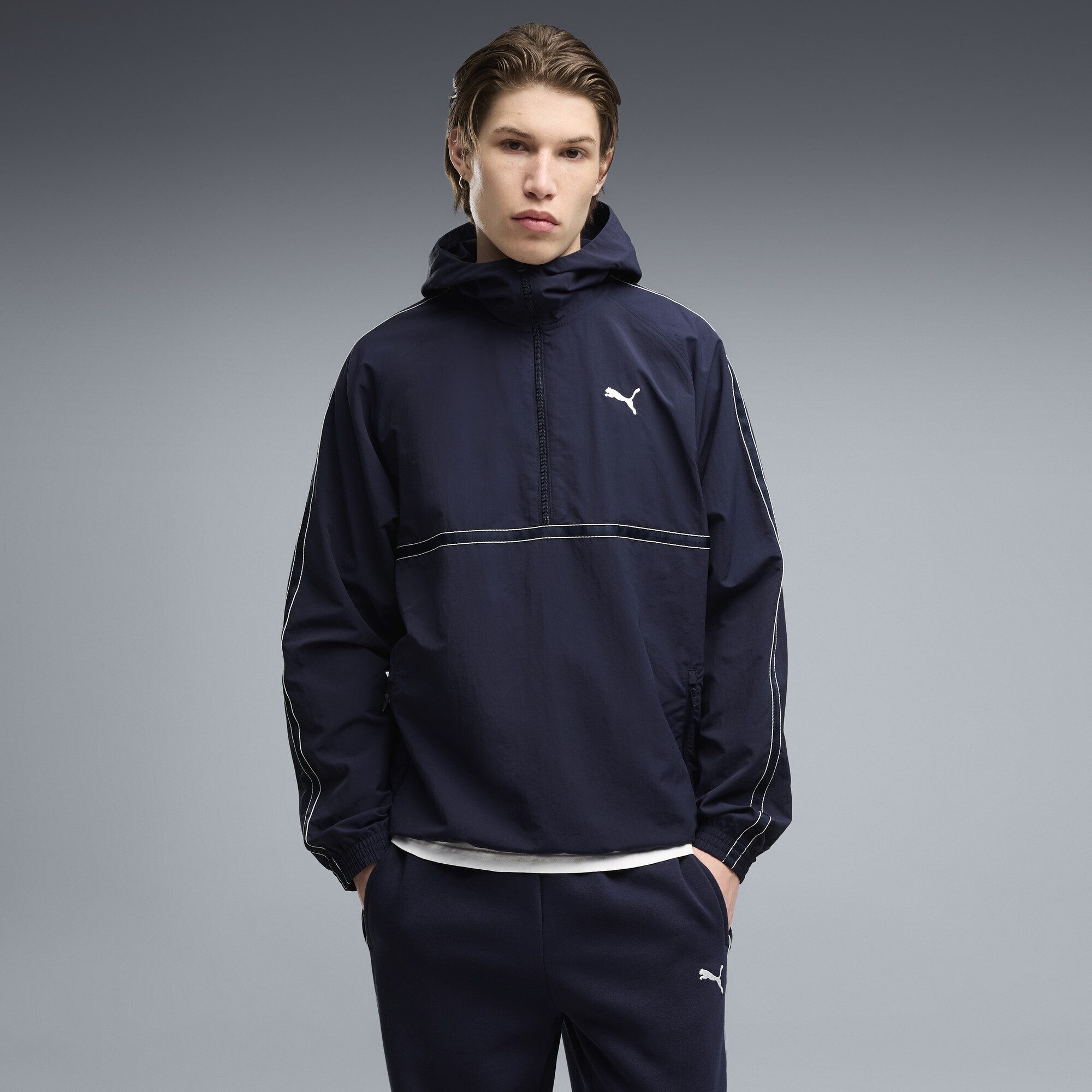 PUMA Sweatshirt PUMA Class Relaxed Pinnacle Hoodie mit Reißverschluss bis zum