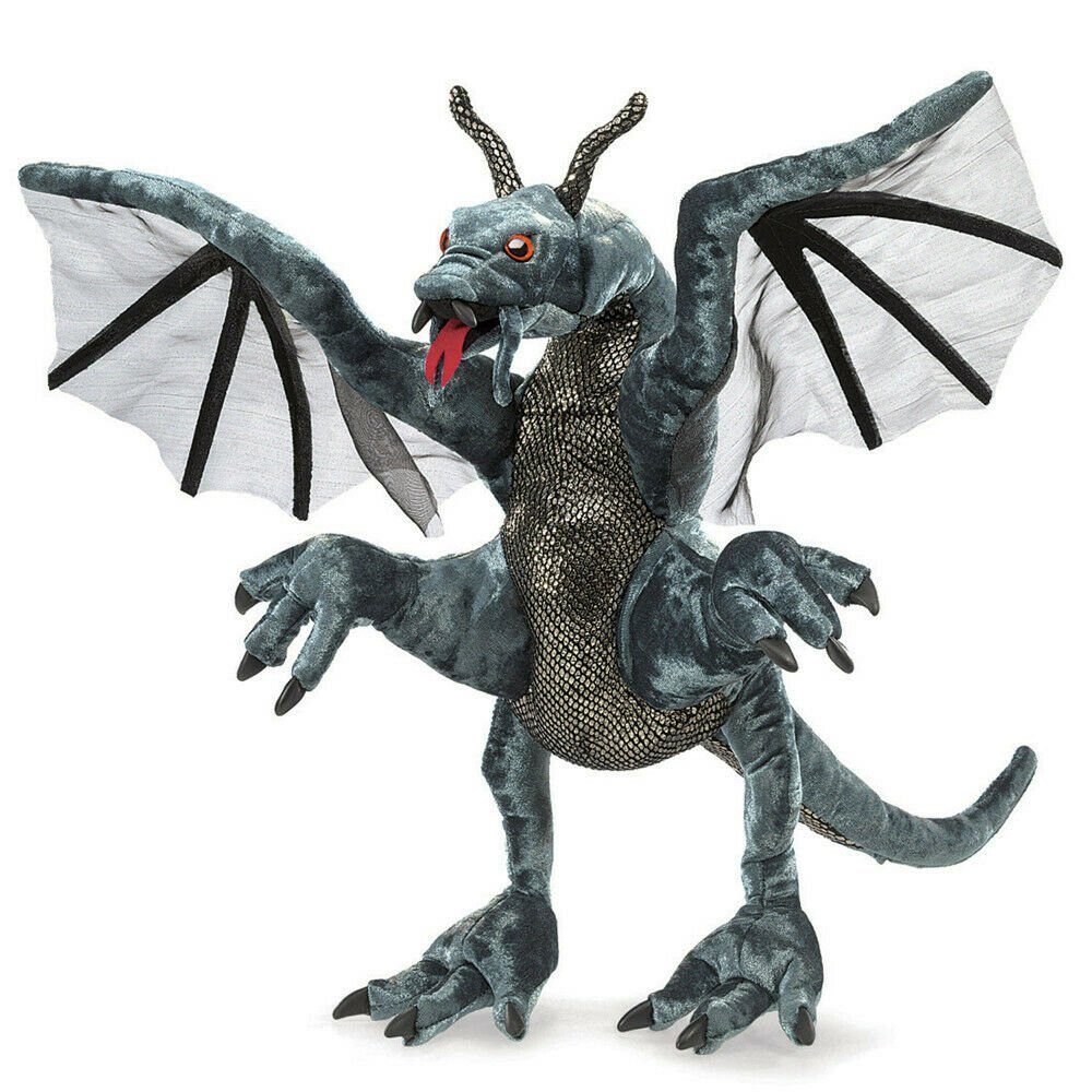Folkmanis Панч и Джуди Handpuppe Folkmanis Drachenwesen / Jabberwock 3091 (Packung)