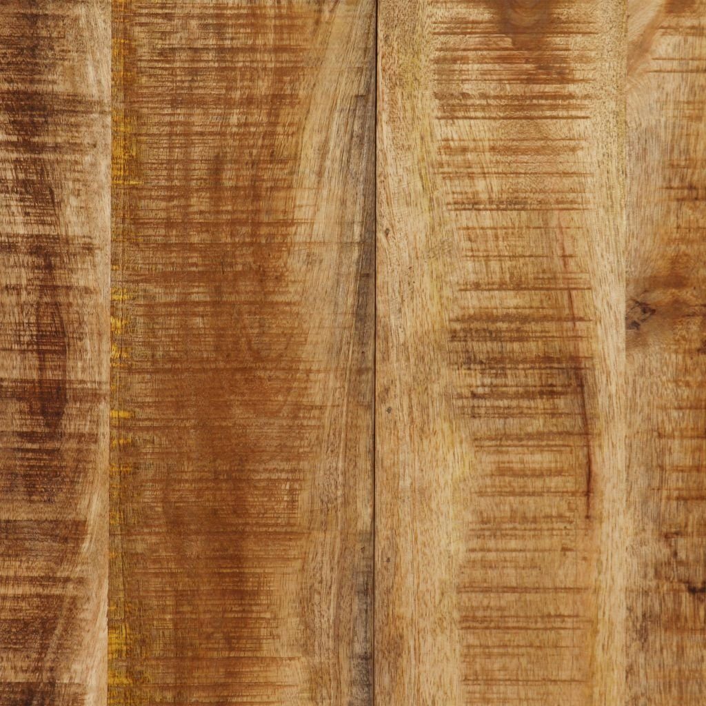 möbelando Esstisch Glenn (LxBxH: natur Stahlgestell Massivholz aus cm), 180x90x76 in mit