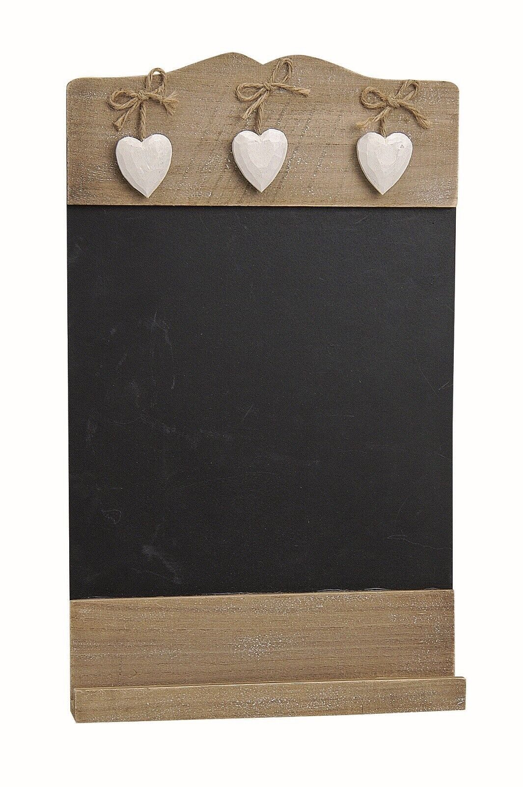 Hängedekoration Memo Tafel zum hängen mit 3 Herzen