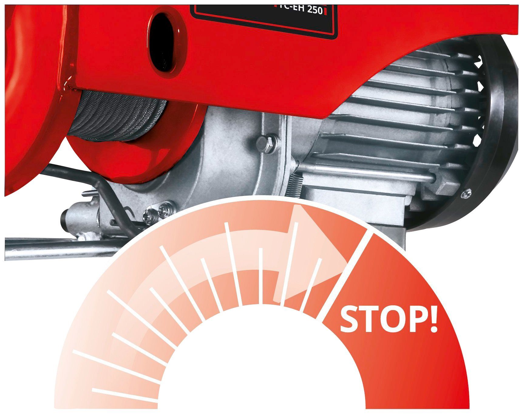 Einhell Seilwinde TC-EH 250, 250 kg, 12 m