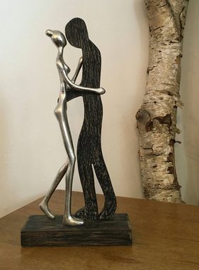 Moritz Skulptur Skulptur Tänzer stehend 41x7x19cm, Dekoobjekt Holz, Tischdeko, Fensterdeko, Wanddeko, Holzdeko