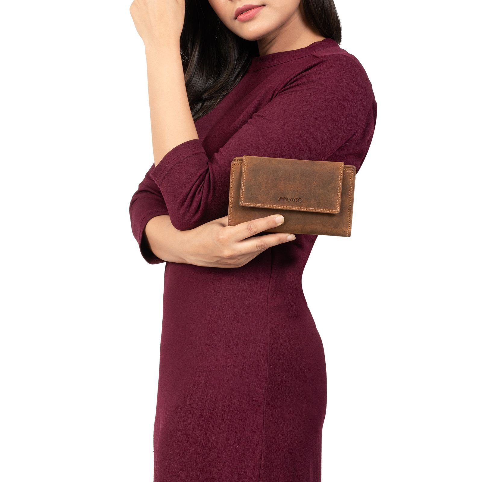 STILORD Geldbörse "Ira" RFID Portemonnaie Damen Leder günstig online kaufen