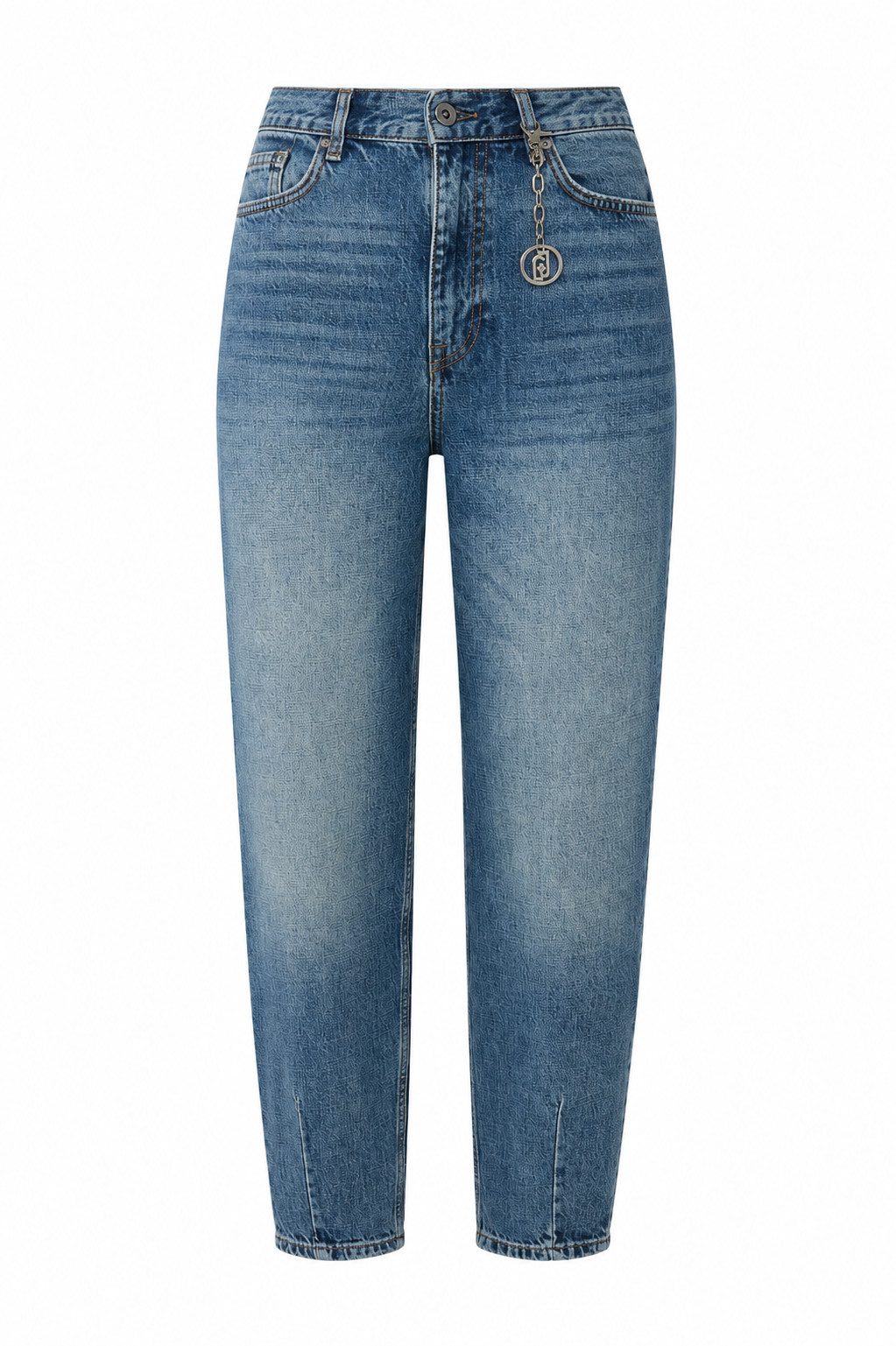 Liu Jo Stoffhose PANT.NEW CARROT H.W. - High Waist Carrot Jeans blau