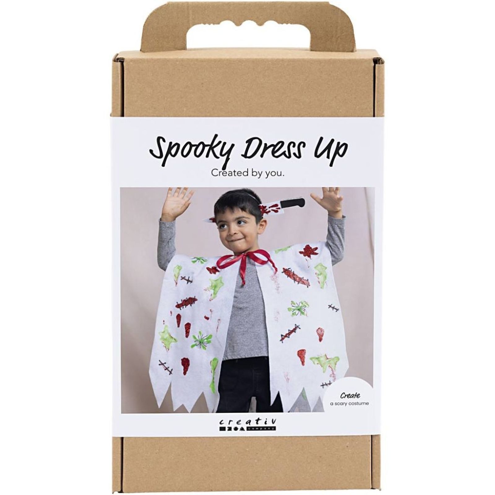creativ company Kreativset Gruseliges Kostüm, (1-tlg), Halloween-Kostüm
