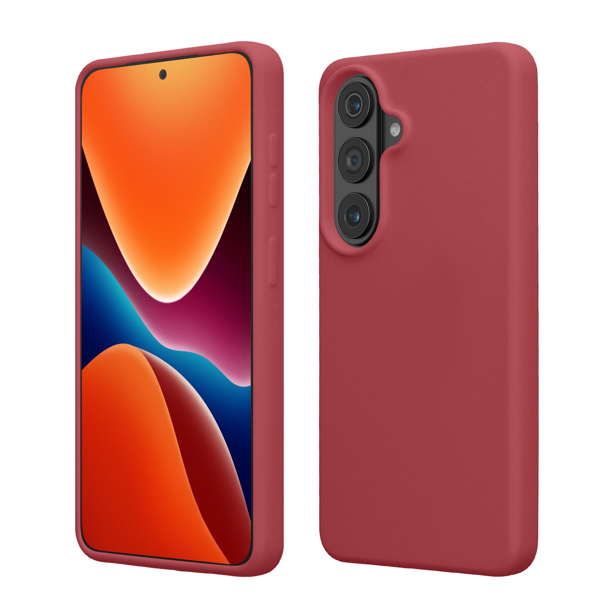 kwmobile Smartphone-Hülle Handyhülle für Samsung Galaxy S26 Hülle, Weiches Handy Silikon Case - Schutzhülle Cover