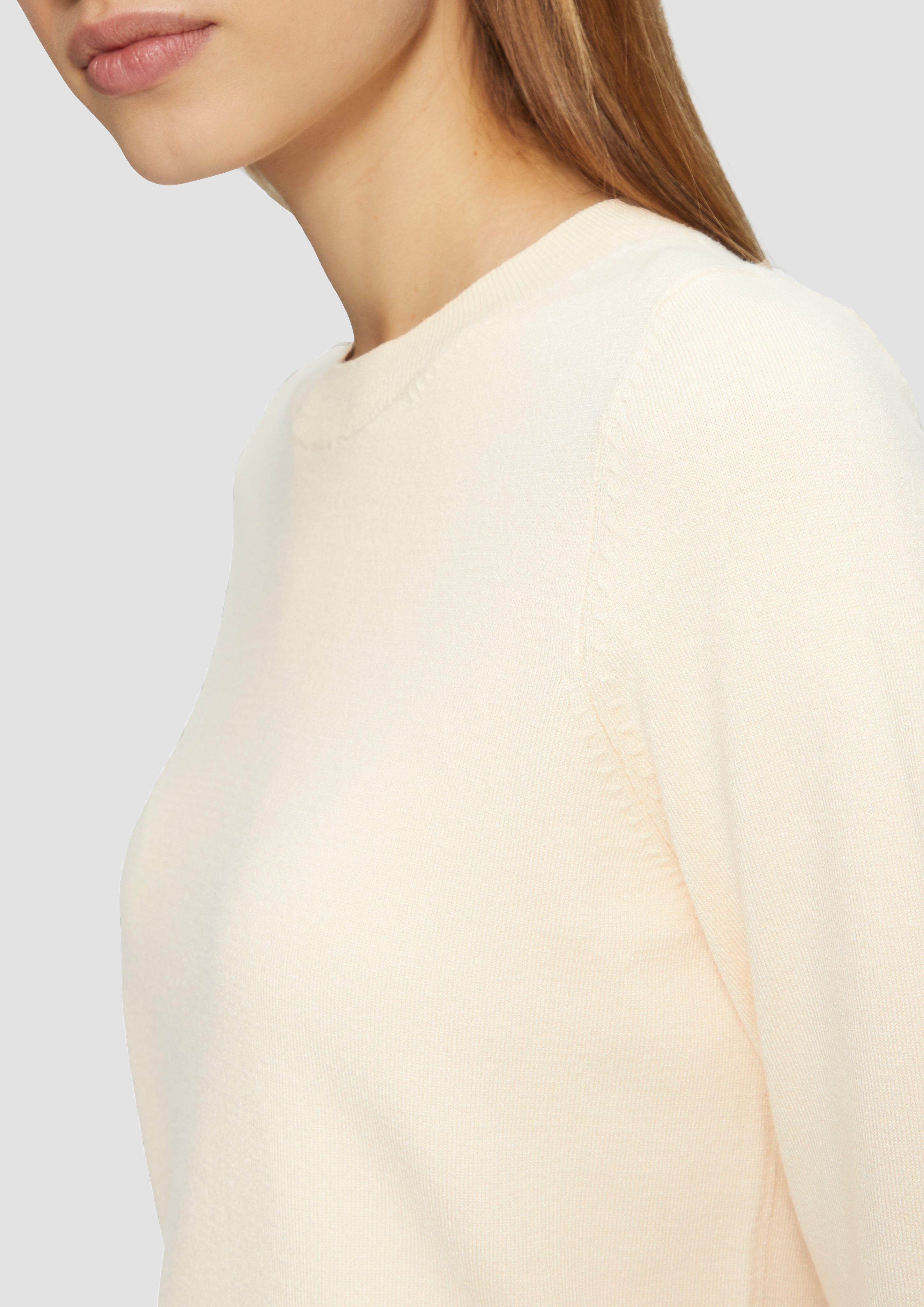 s.Oliver Strickpullover Strickpullover aus Viskosemix günstig online kaufen