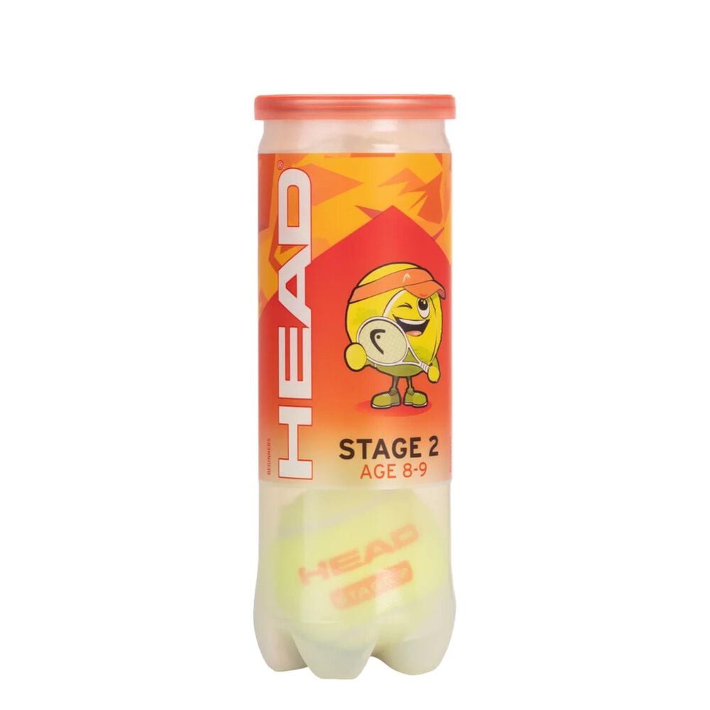Head Tennisball 3B Head Stage 2 - Orange - 6 Dz - Play And Stay Ball