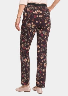 GOLDNER Stoffhose Druckhose Louisa