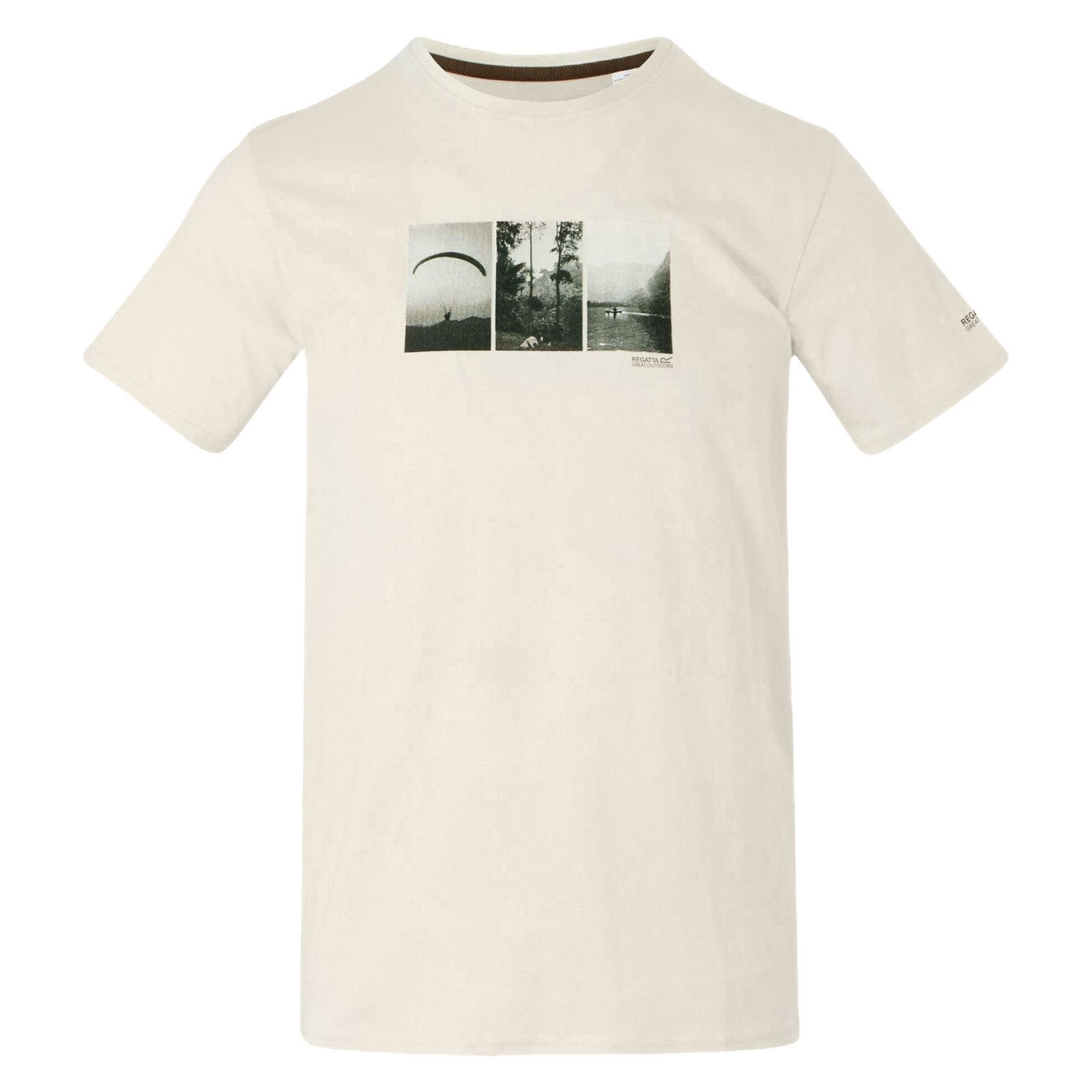 Regatta Funktionsshirt Breezed V Herren T-Shirt mit Print