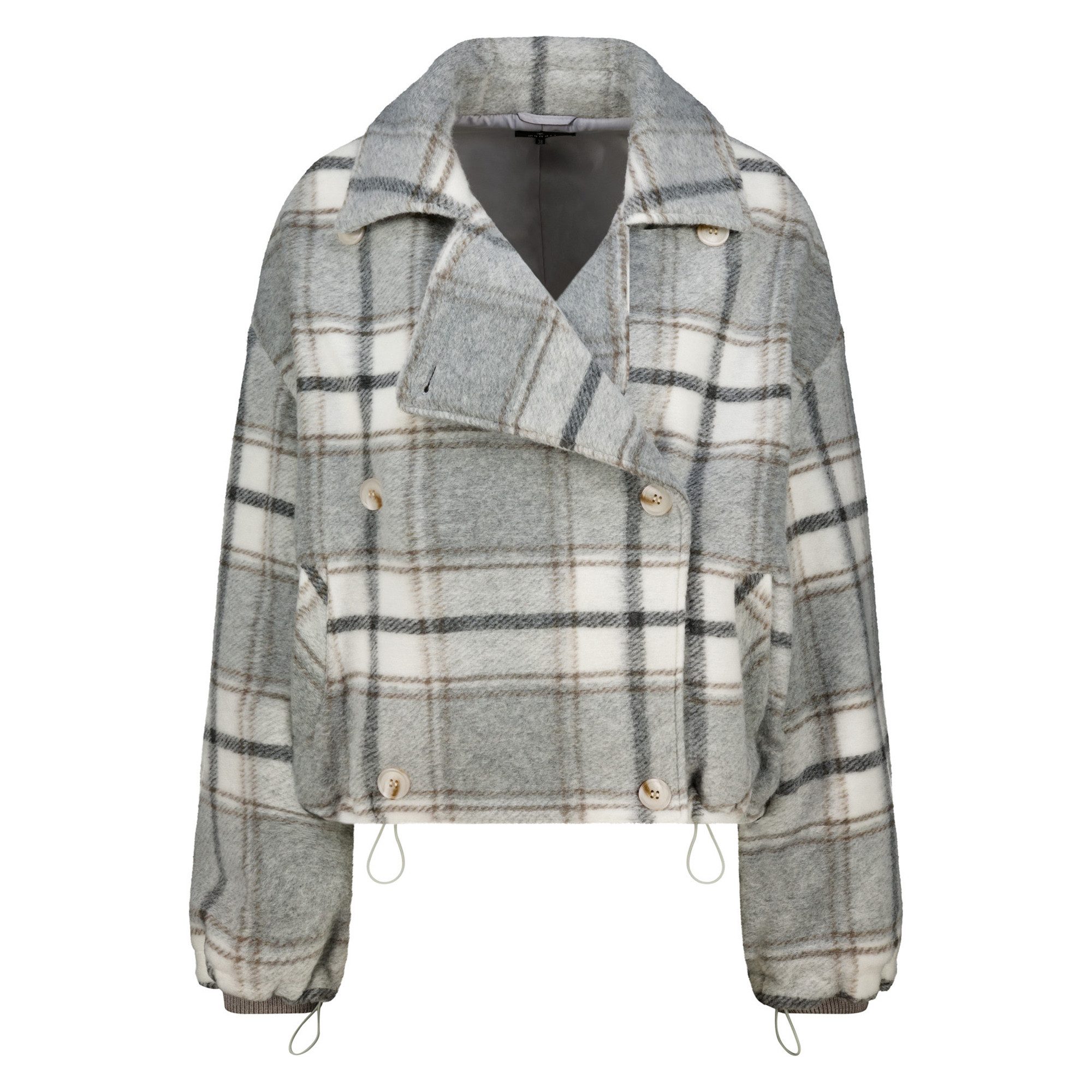 Monari Kurzjacke mit Karomuster