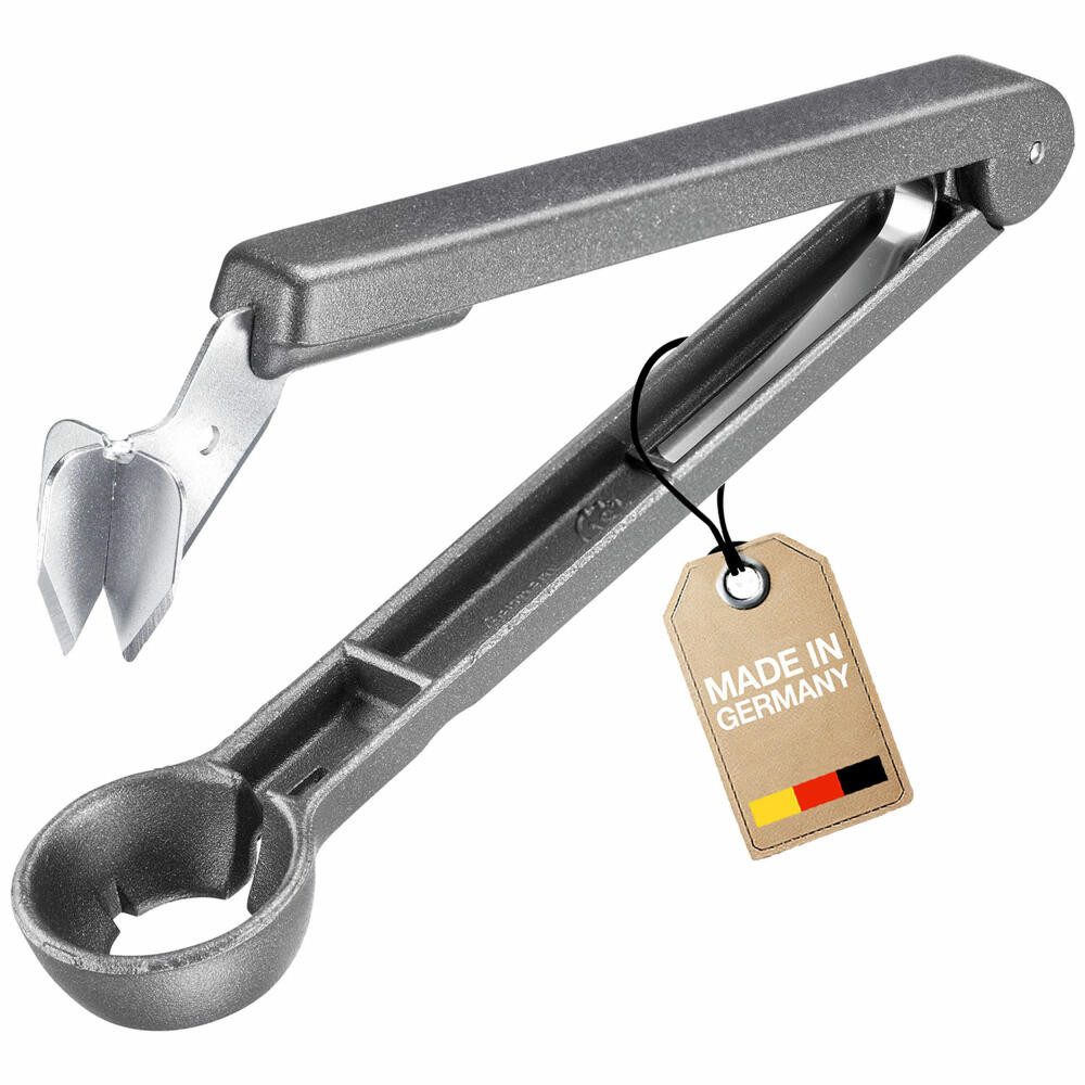 WESTMARK Entsteiner Steinex Black Edition – Entkerner für Pflaumen & Zwetschgen, Pflaumene, Aluminium, Edelstahl, Made in Germany, spülmaschinengeeignet, lebensmittelecht