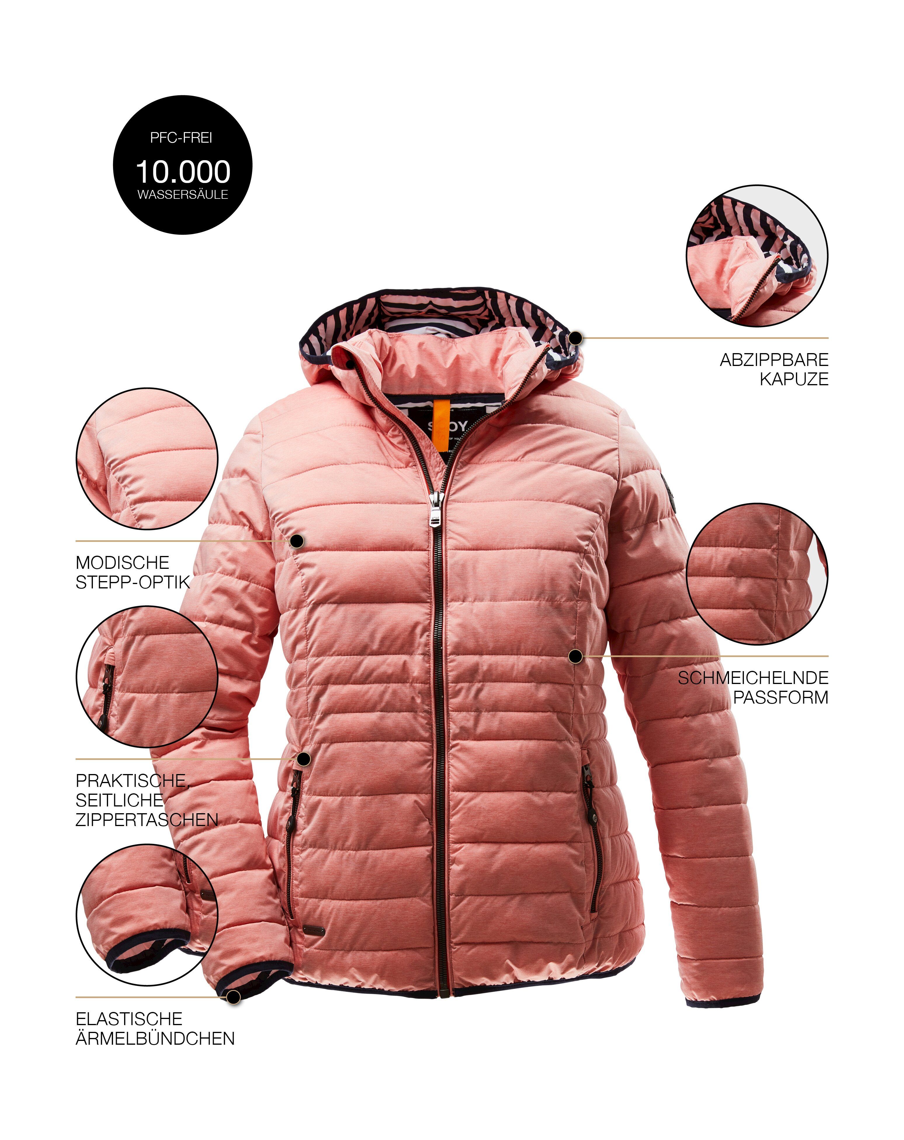 Quilted JCKT STOY Steppjacke rot Thiant A WMN